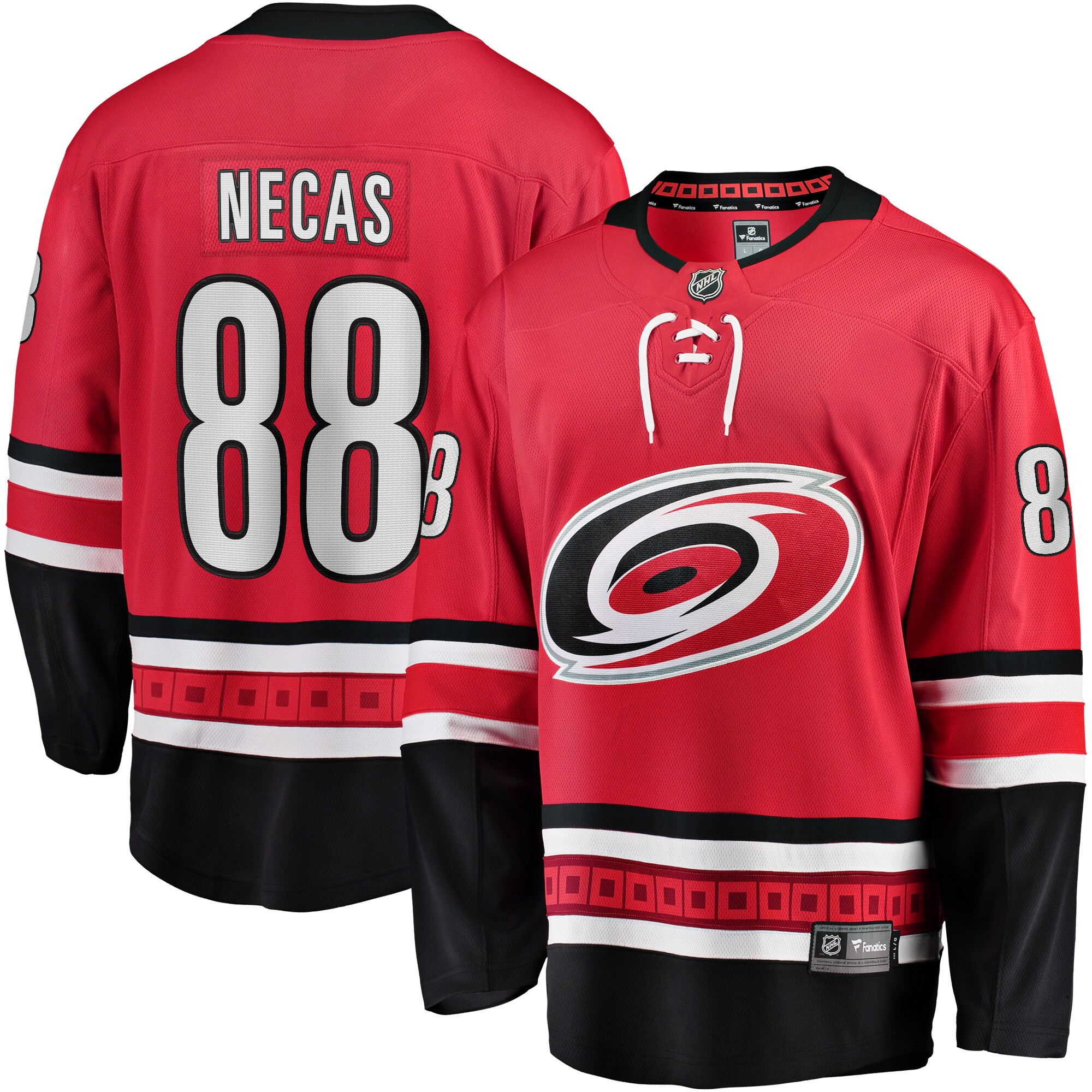 Martin Necas Carolina Hurricanes Fanatics Branded Home Breakaway Player Jersey - Red