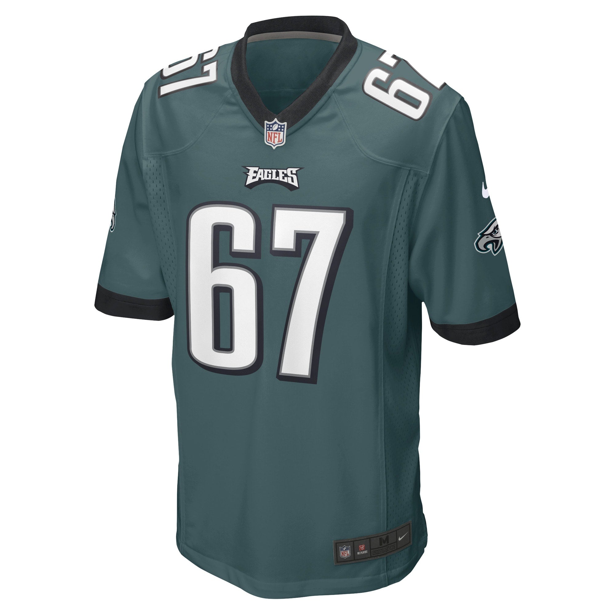 Men's Nike Cameron Tom Midnight Green Philadelphia Eagles Game Player Jersey