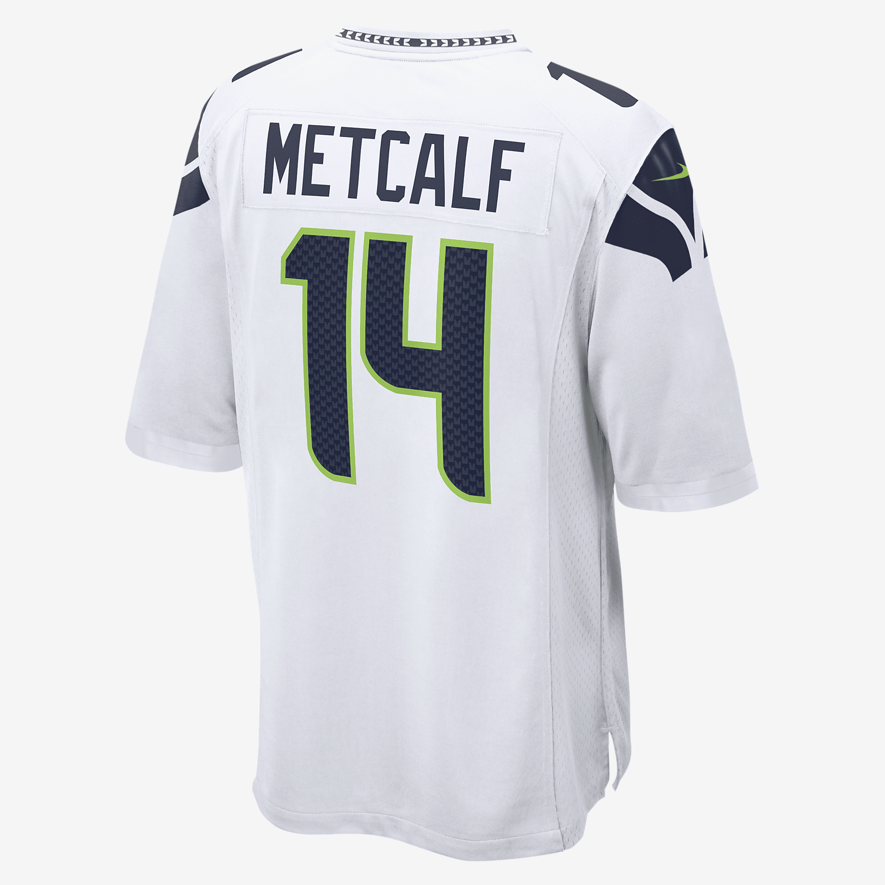 NFL Seattle Seahawks (DK Metcalf) Men's Game Football Jersey - White