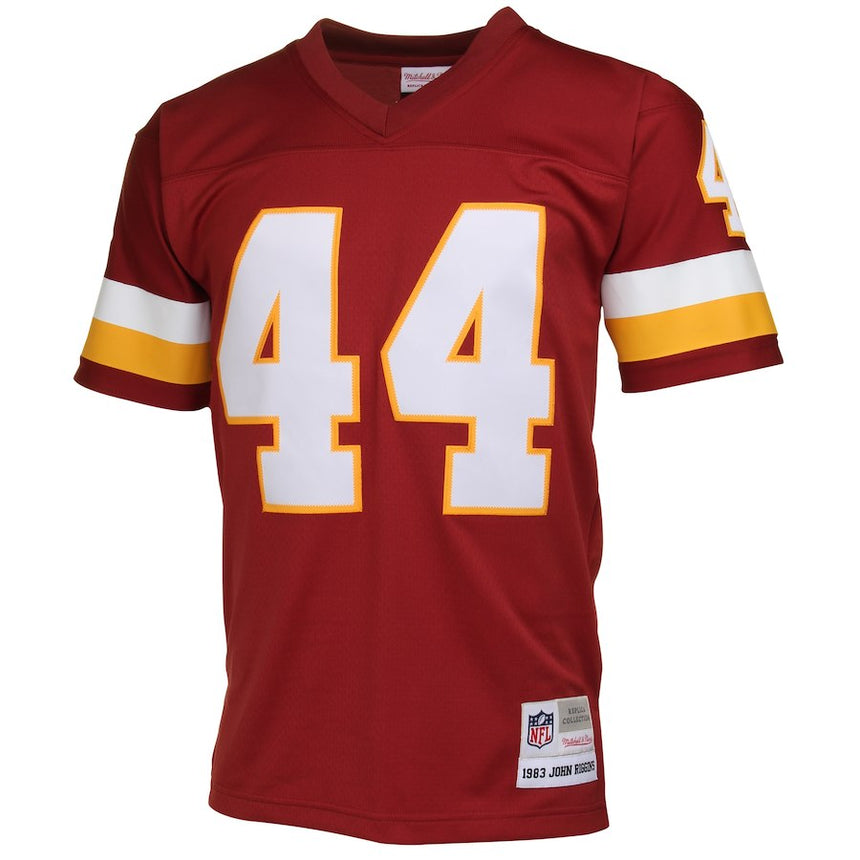Mens Washington Commanders Redskins John Riggins Mitchell & Ness Burgundy Retired Player Vintage Replica Jersey