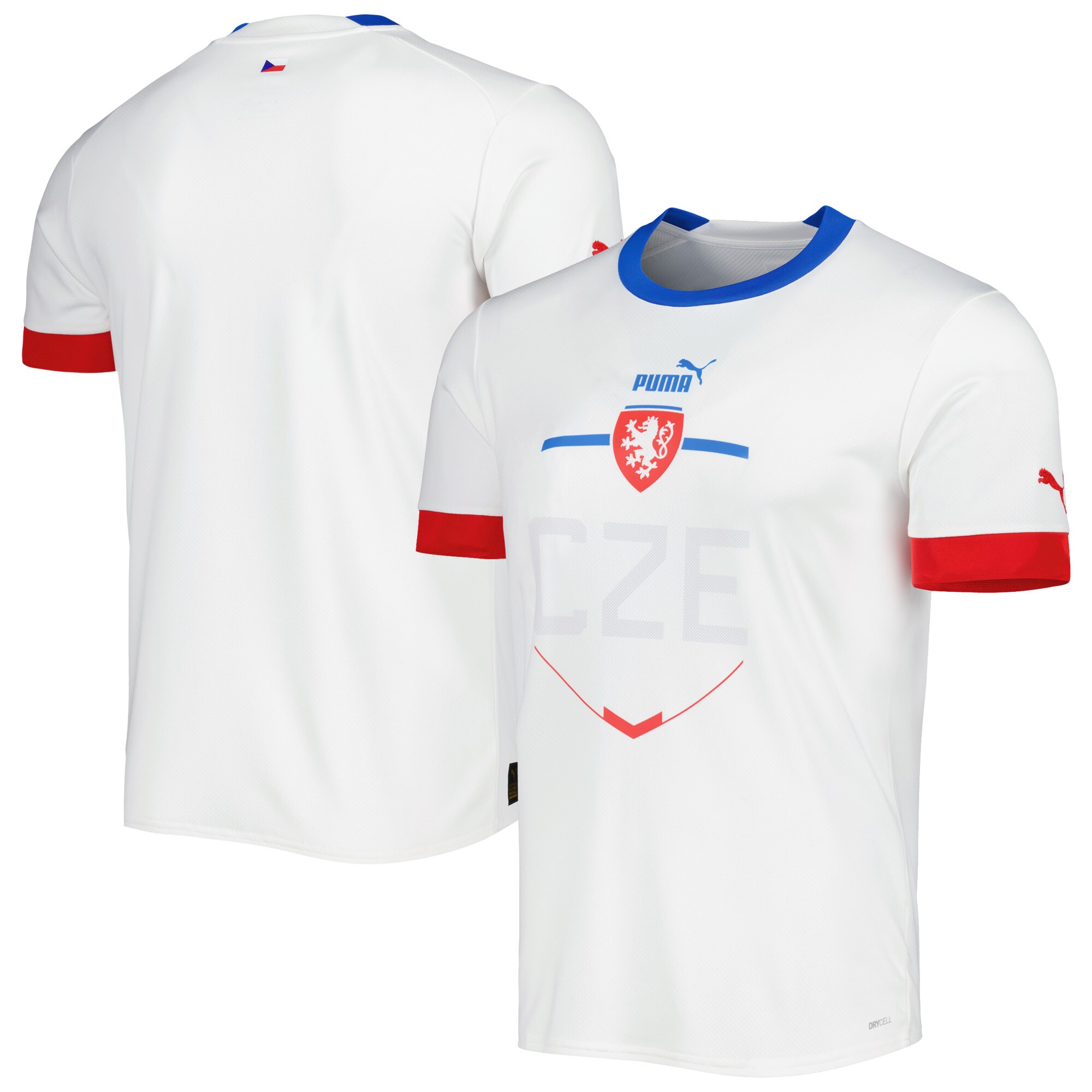 Czech Republic National Team Puma 2022/23 Away Replica Jersey - White