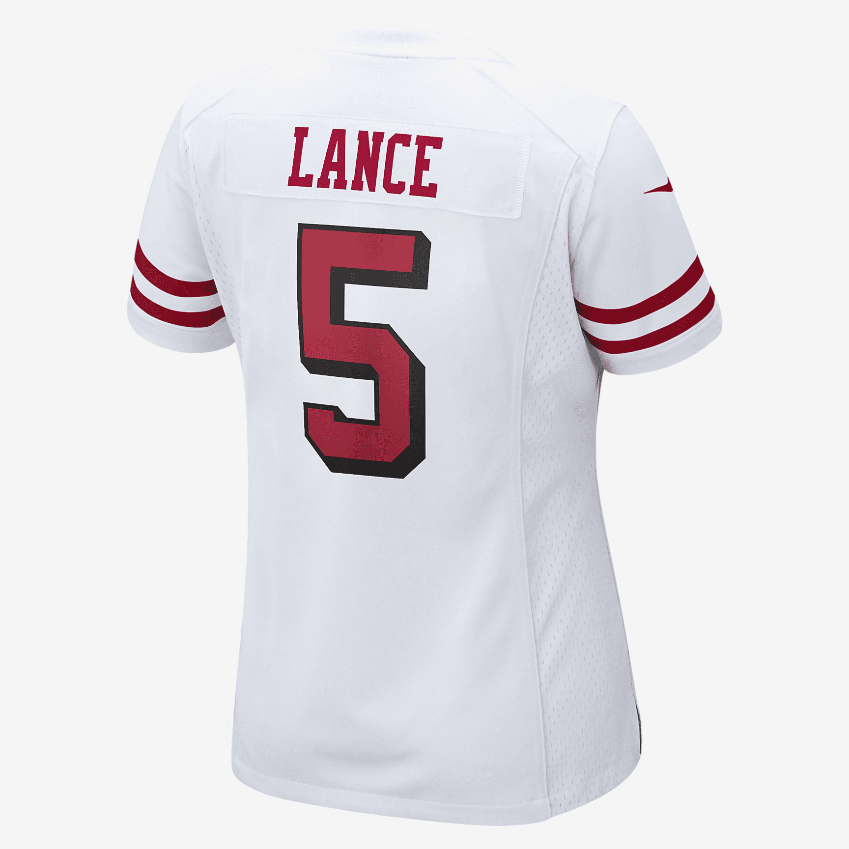 NFL San Francisco 49ers (Trey Lance) Women's Game Football Jersey - White