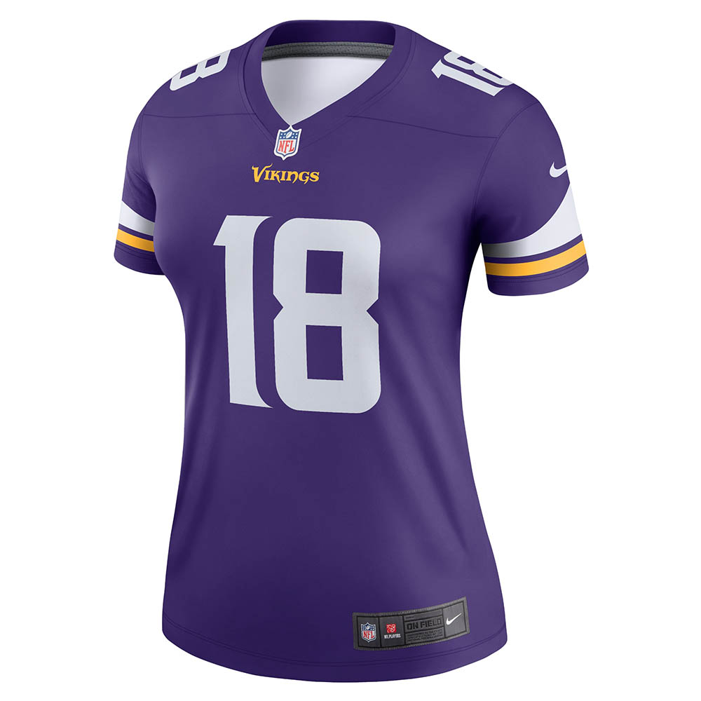 Women's Minnesota Vikings Justin Jefferson Legend Jersey Purple