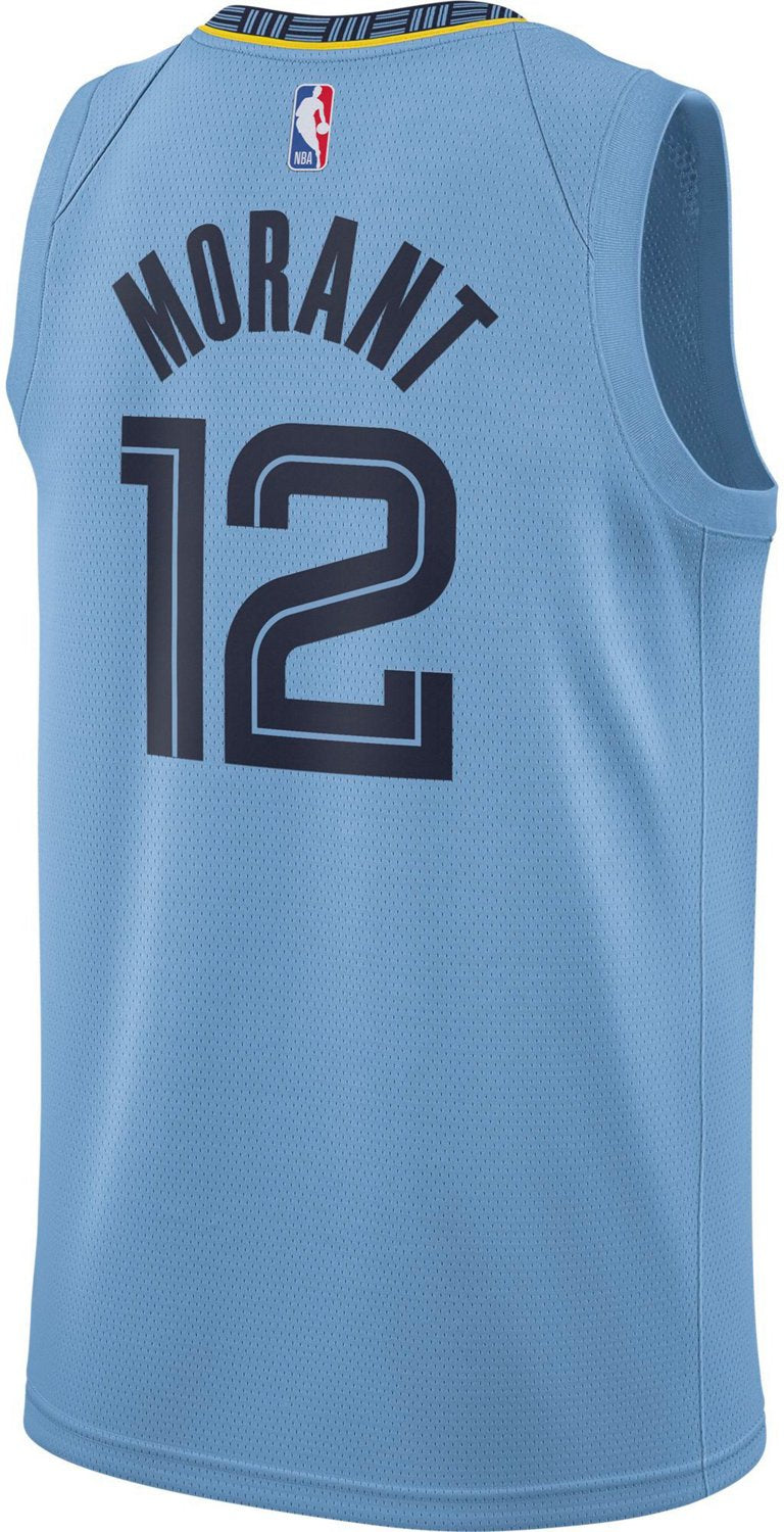 Jordan Men’s Memphis Grizzlies Ja Morant 12 Statement Swingman Dri-FIT Jersey
