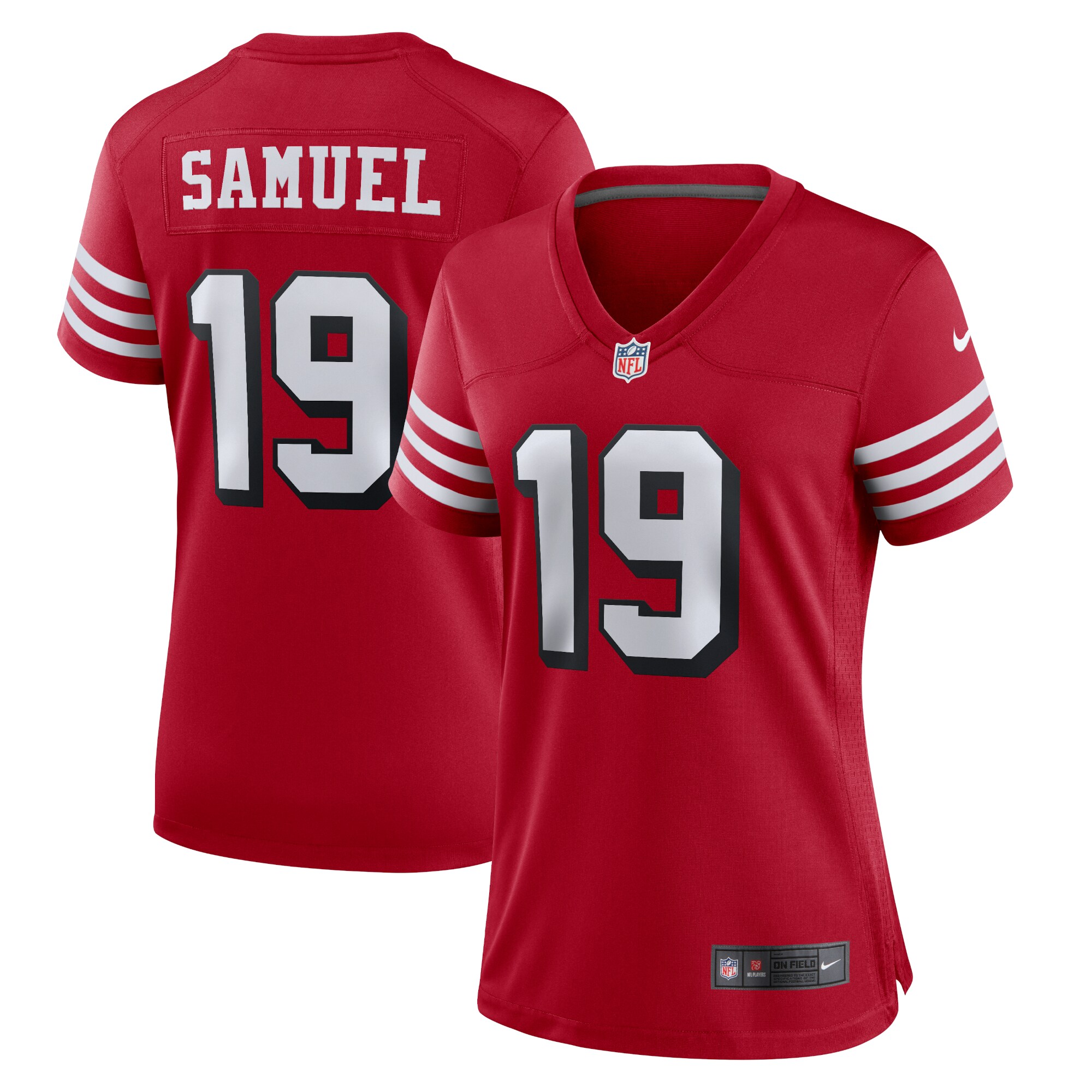 Deebo Samuel San Francisco 49ers Nike Women's Alternate Team Game Jersey - Scarlet