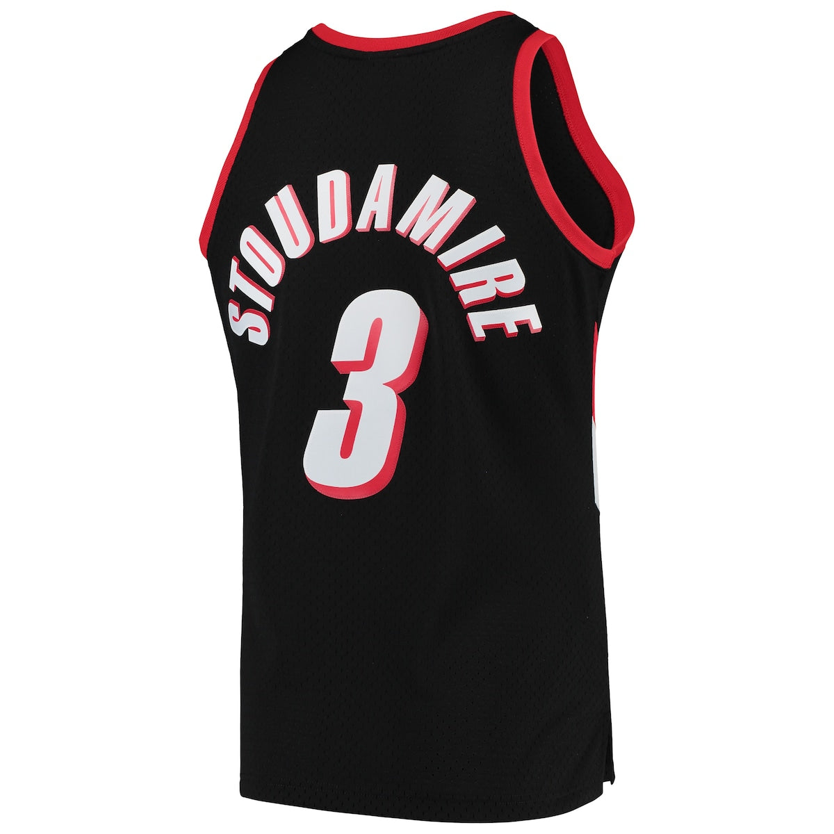 Men's Damon Stoudamire Mitchell & Ness Trailblazers Swingman Jersey - Black