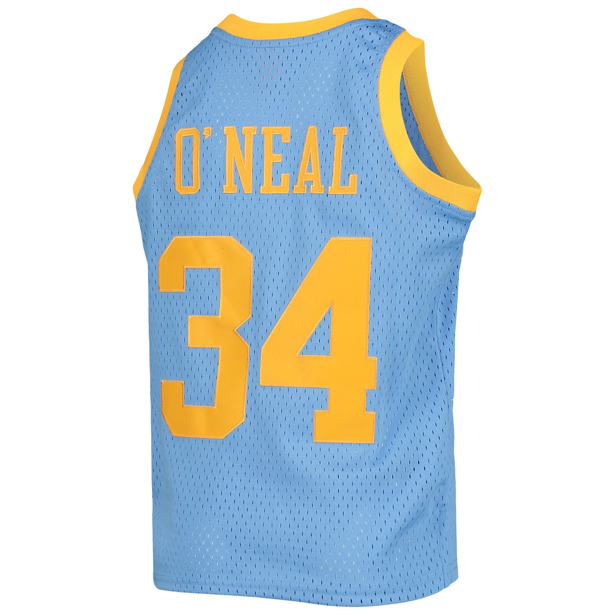 Boys' Grade School Shaquille O'Neal Mitchell & Ness Lakers 2001/02 Hardwood Classics Swingman Jersey - Light Blue