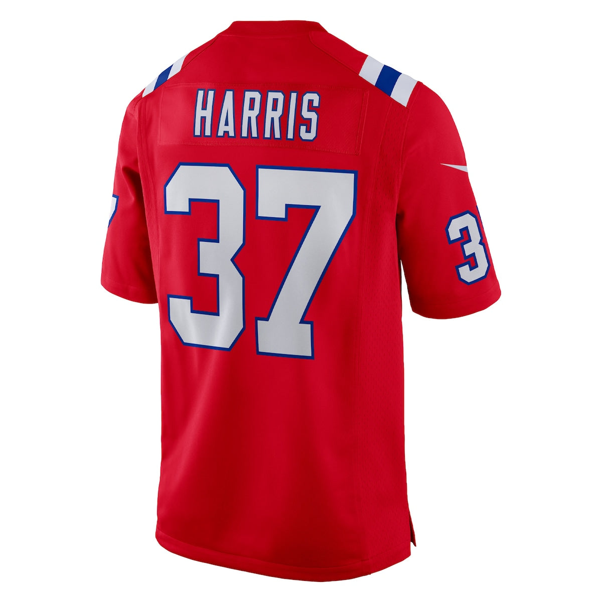 Men's Damien Harris Nike Patriots Game Jersey - Red
