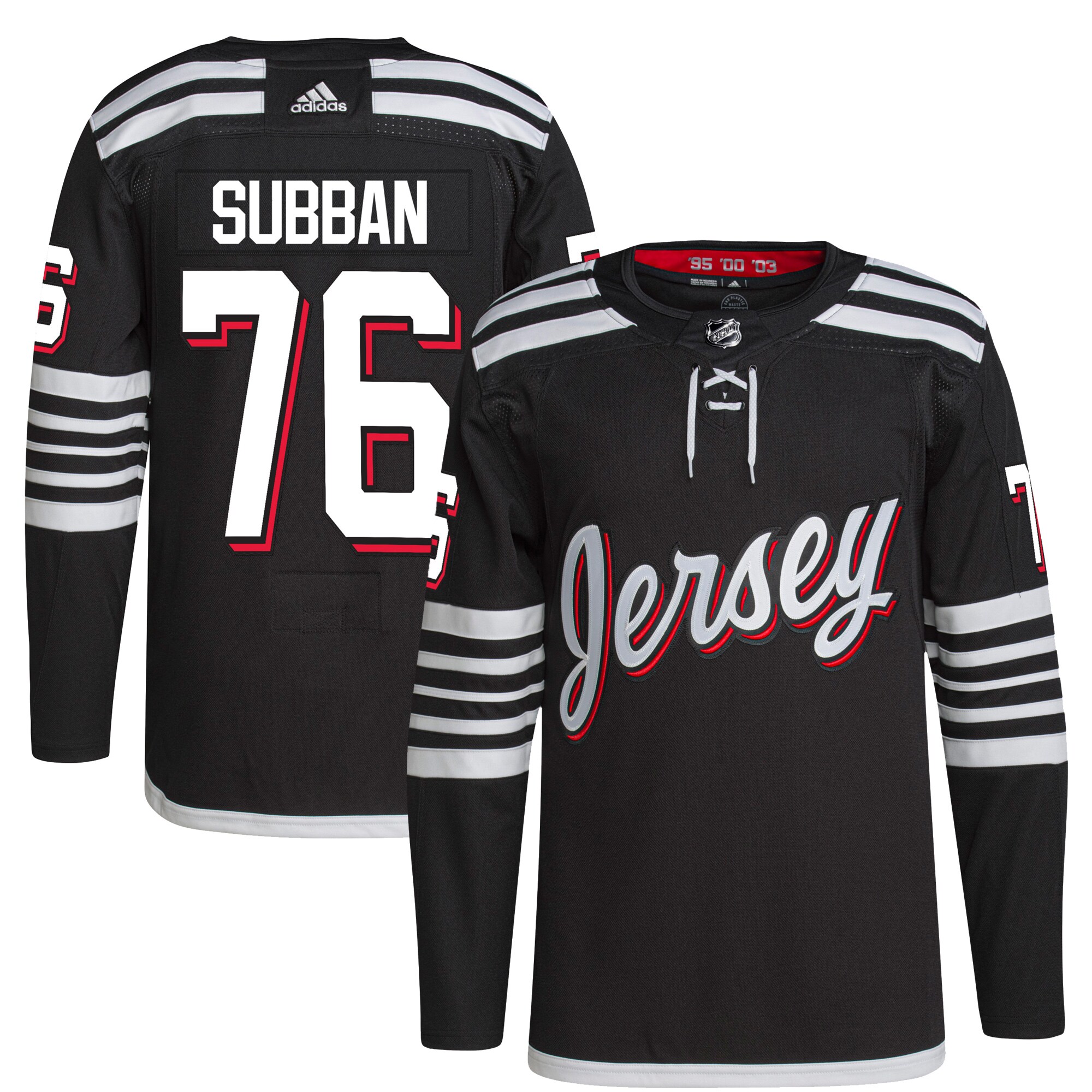 P.K. Subban New Jersey Devils adidas 2021/22 Alternate Primegreen Authentic Pro Player Jersey - Black