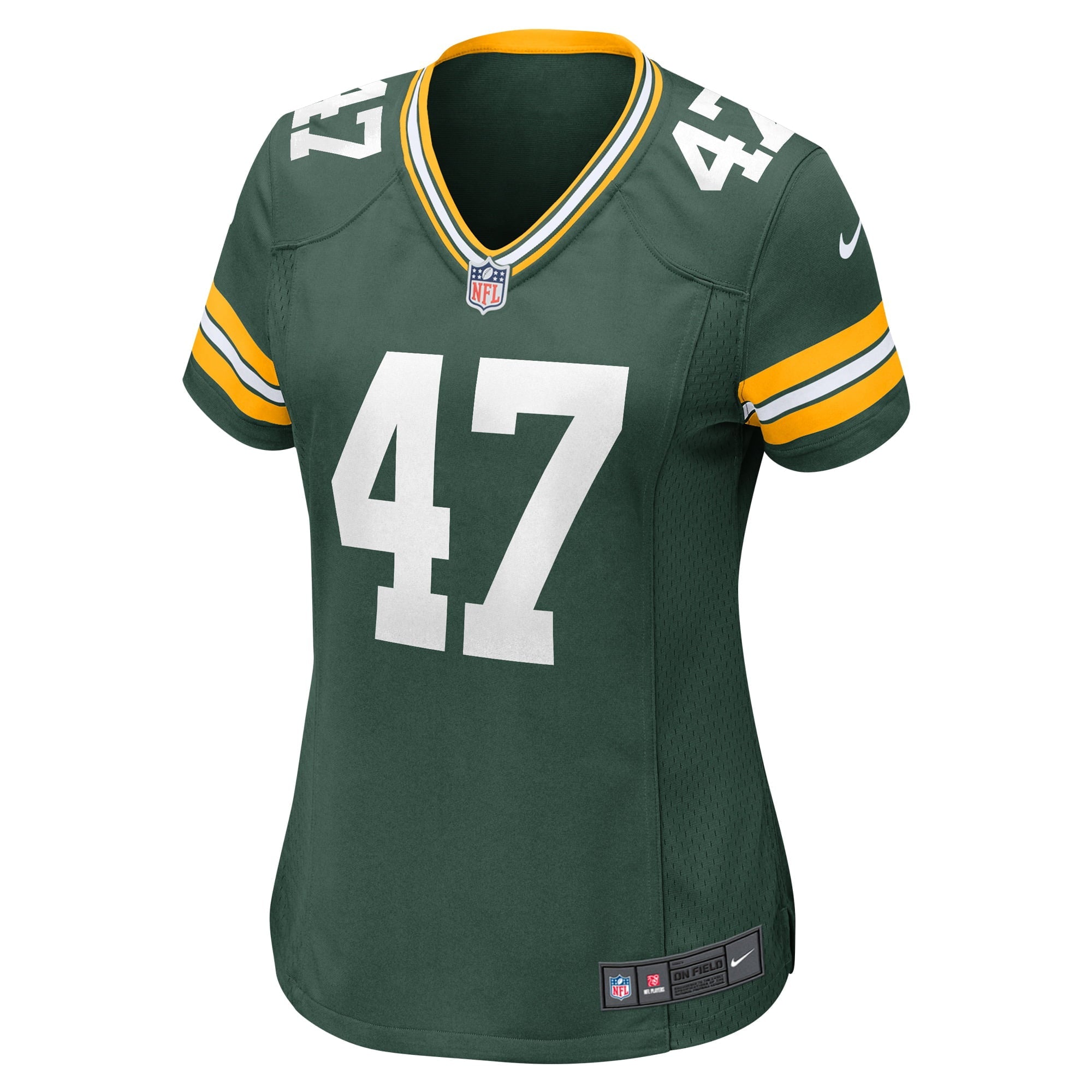 Women's Nike Justin Hollins Green Green Bay Packers Home Game Player Jersey