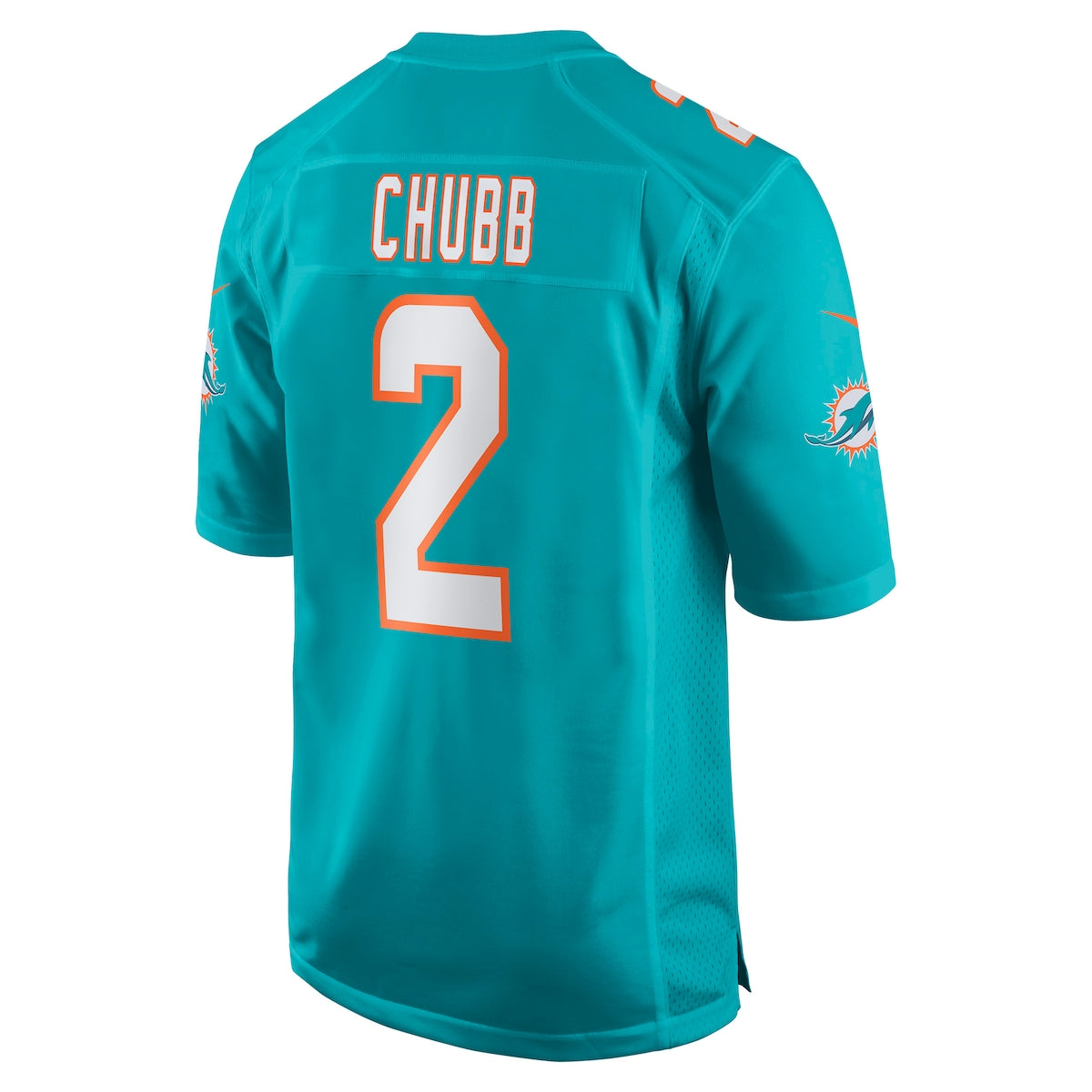Men's Bradley Chubb Nike Dolphins Game Jersey - Light Blue