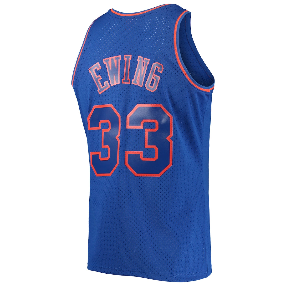 Men's Patrick Ewing Mitchell & Ness Knicks 1996/97 Hardwood Classics Swingman Jersey - Blue