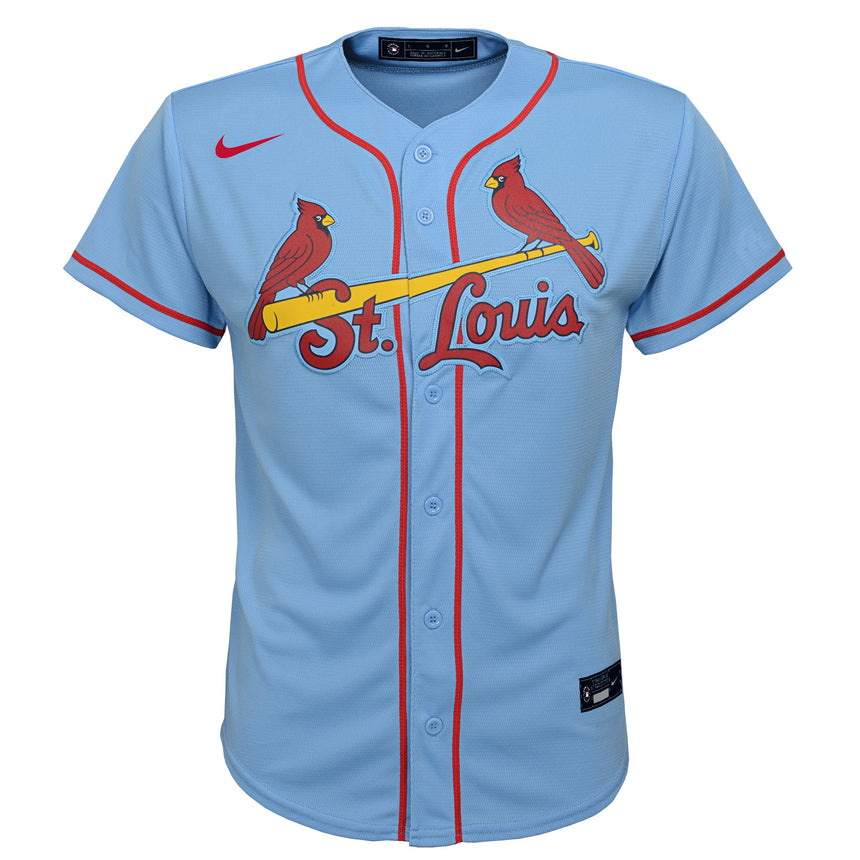 Youth Nolan Arenado Light Blue St. Louis Cardinals Alternate Replica Player Jersey