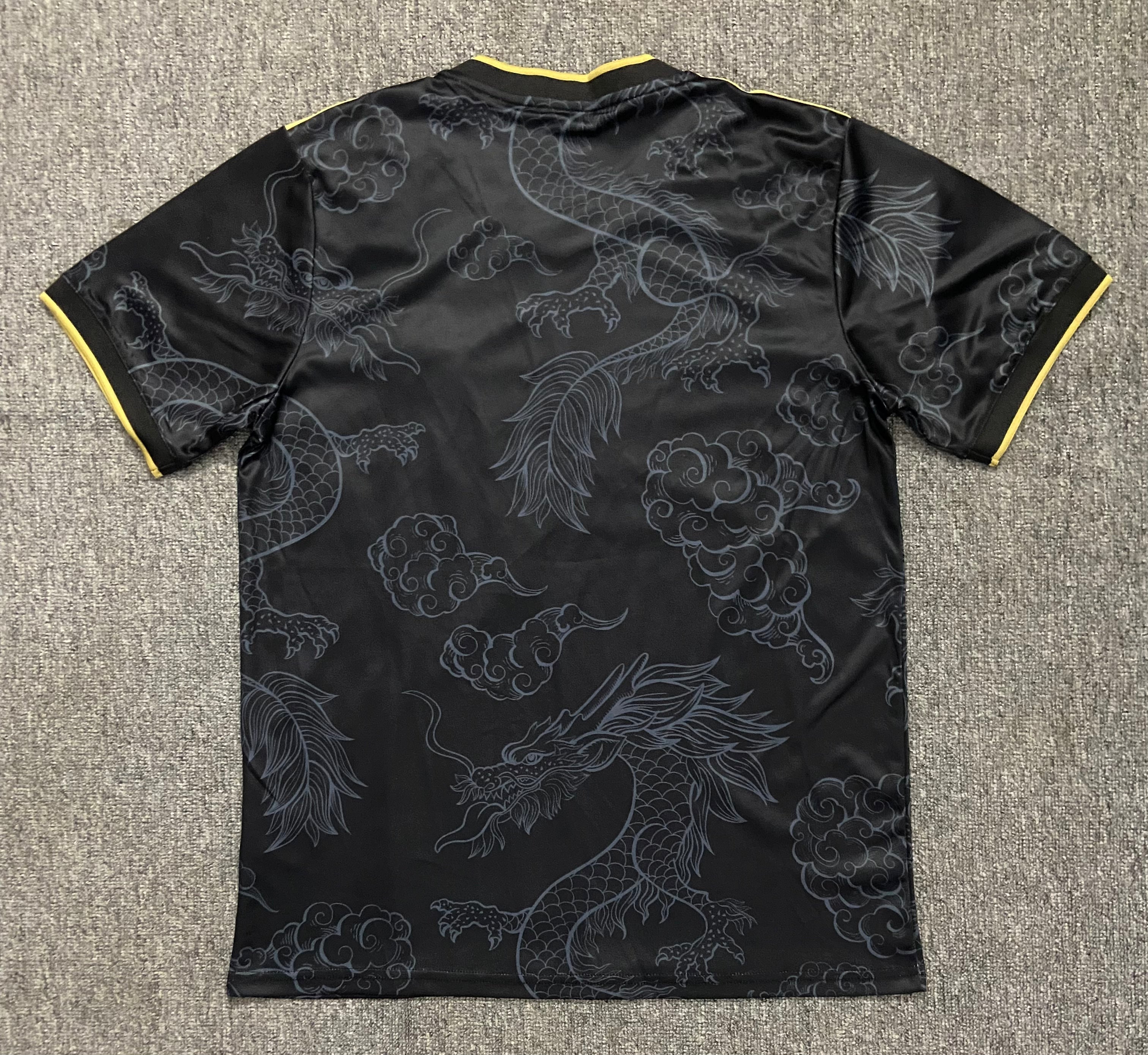 2023 Real Madrid x Dragon Black Gold Special Edition Jersey
