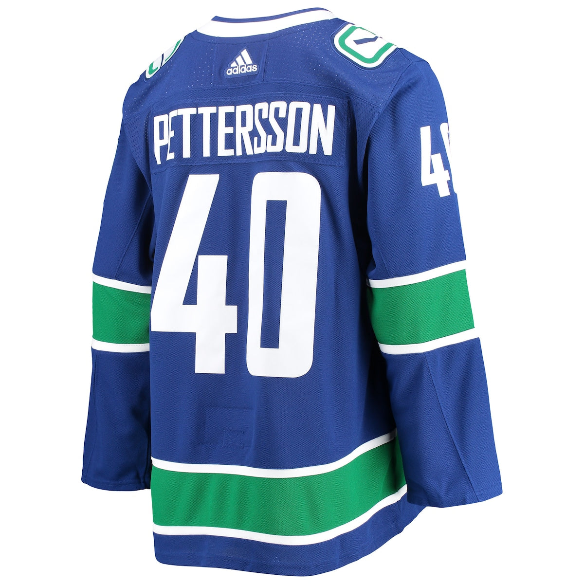 Men's Elias Pettersson adidas Canucks 2020/21 Authentic Alternate Jersey - Blue