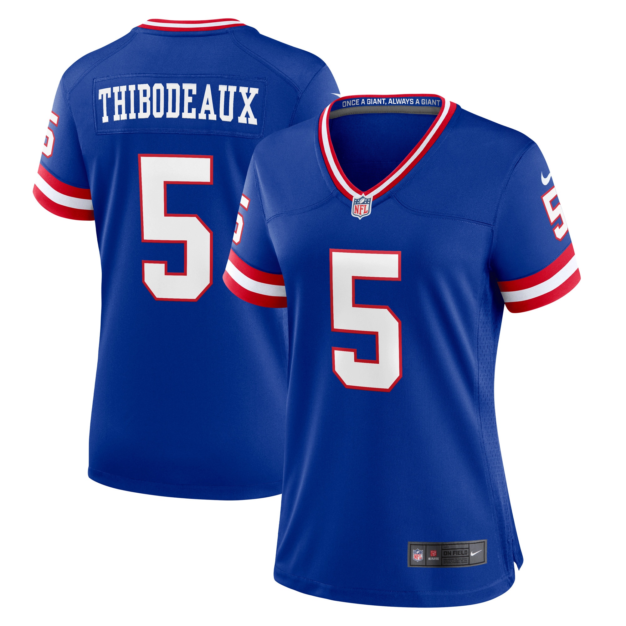 Kayvon Thibodeaux New York Giants Nike Women's Classic Player Game Jersey - Royal