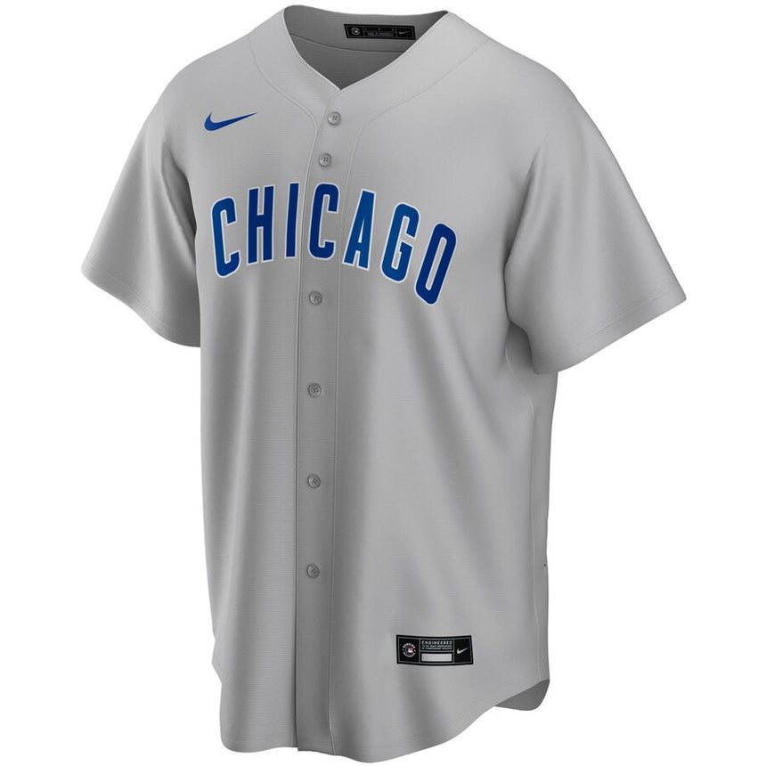 Men's Chicago Cubs Gray Road Replica Team Jersey