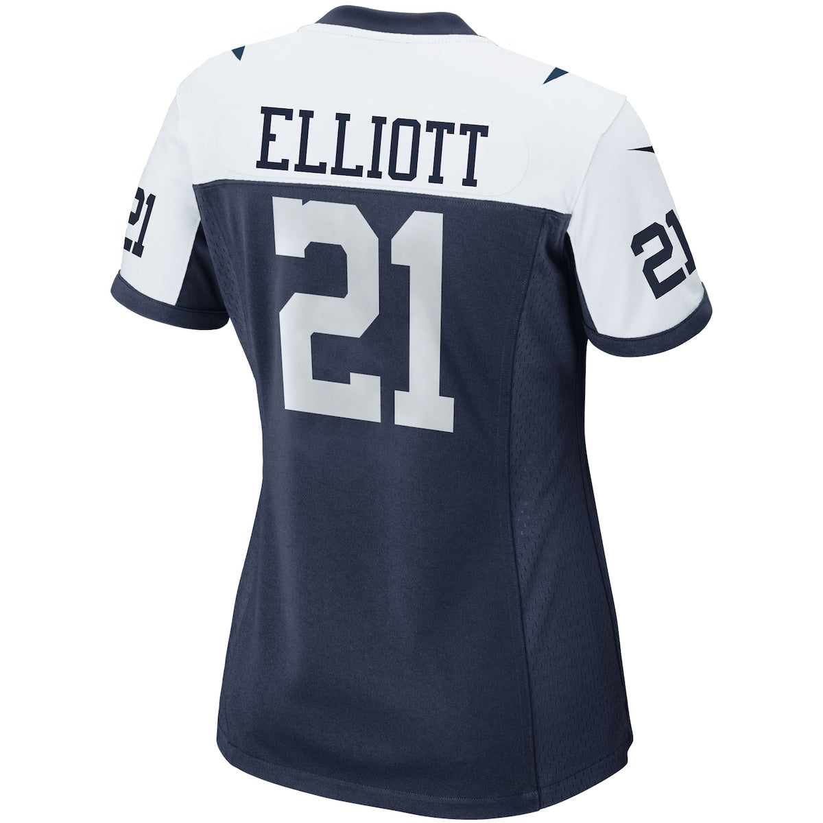 Women's Ezekiel Elliott Nike Dallas Cowboys Game Jersey - Navy