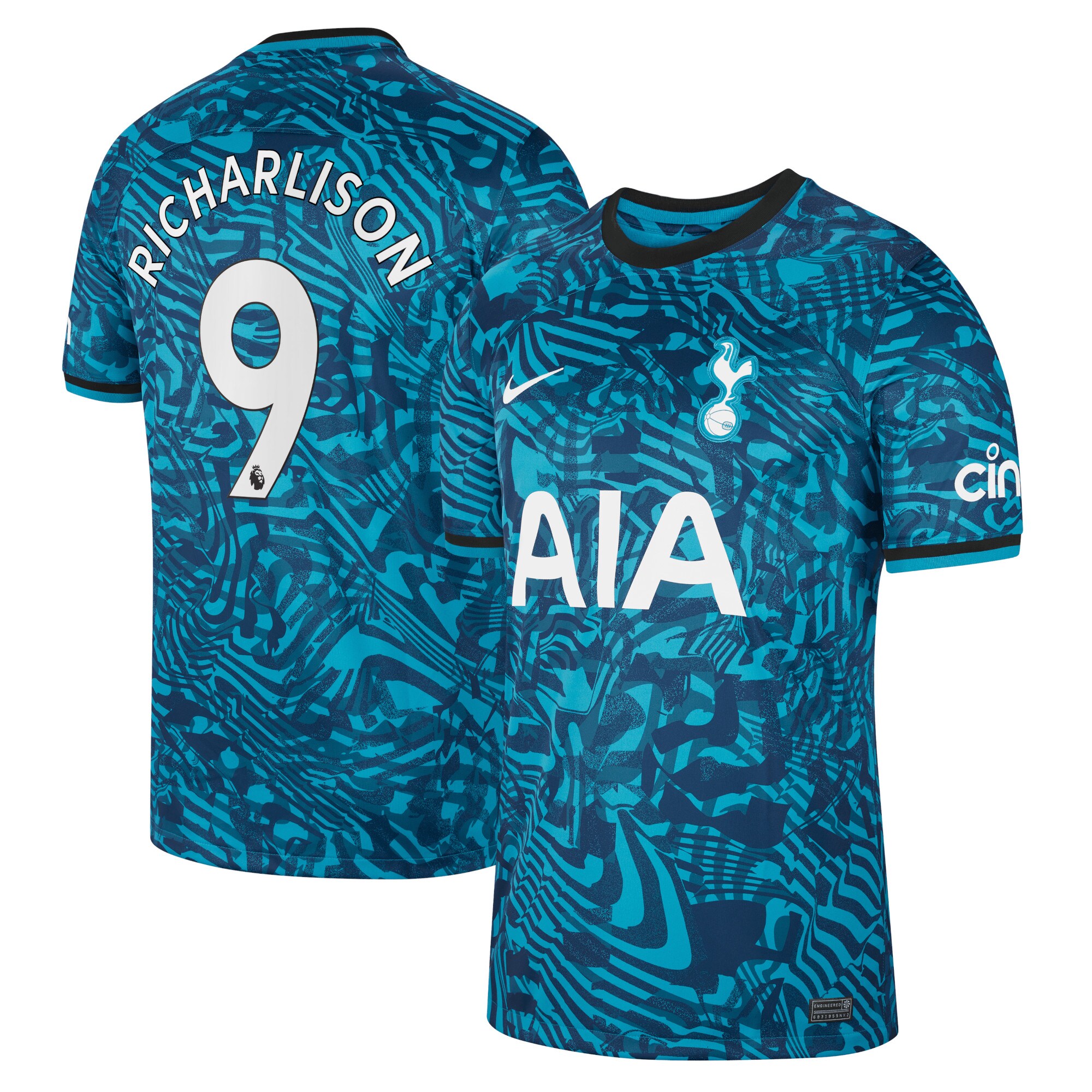 Richarlison Tottenham Hotspur Nike 2022/23 Third Replica Player Jersey - Blue