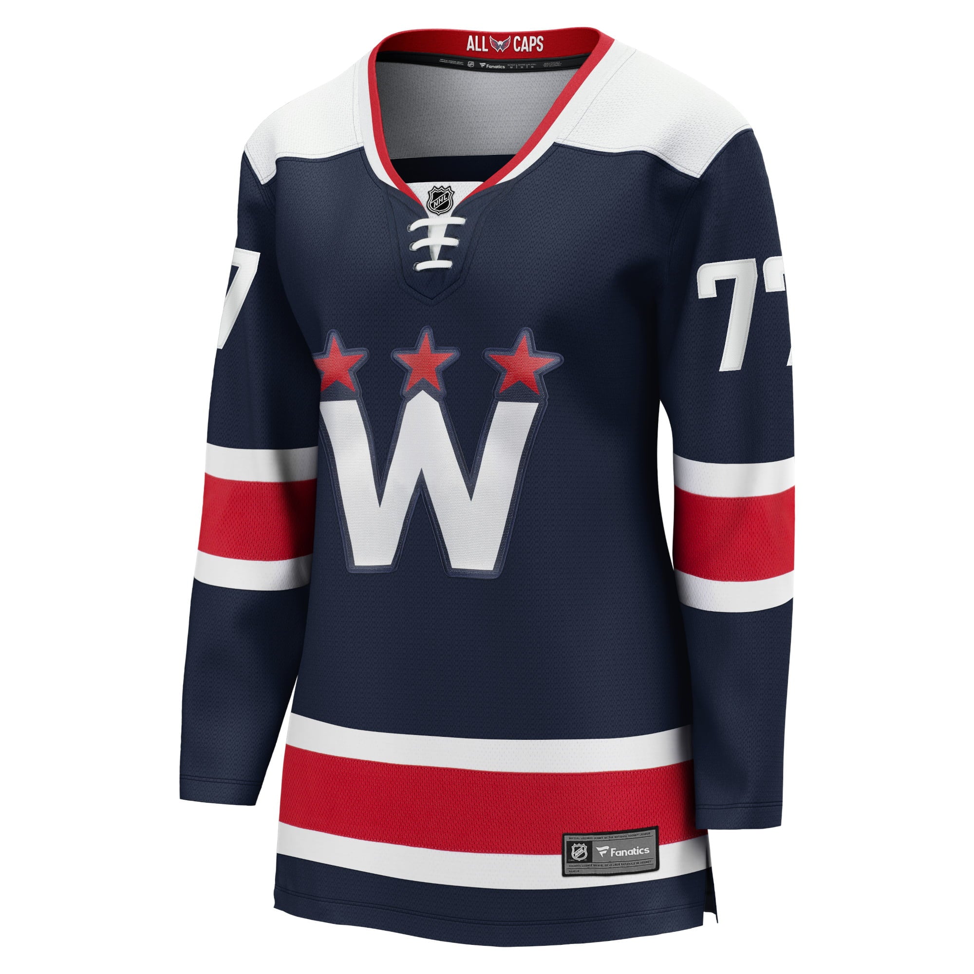 Women's Fanatics Branded TJ Oshie Navy Washington Capitals 2020/21 Alternate Premier Breakaway Player Jersey