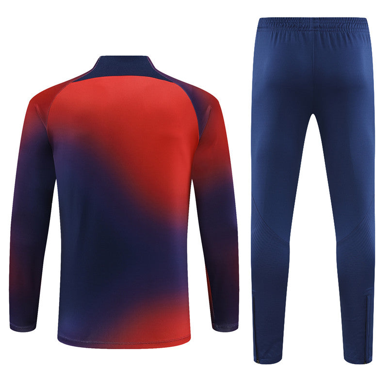 2023 PSG Pre-Match Tracksuit Red Royal