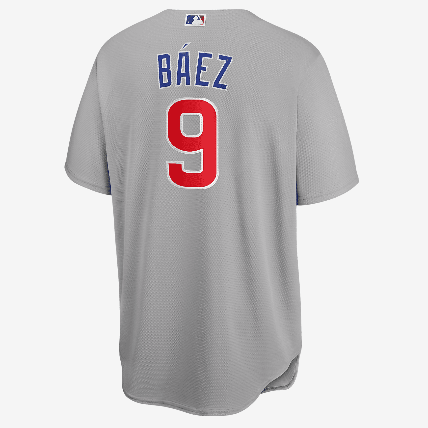 MLB Chicago Cubs (Javier Báez) Men's Replica Baseball Jersey - Base Grey