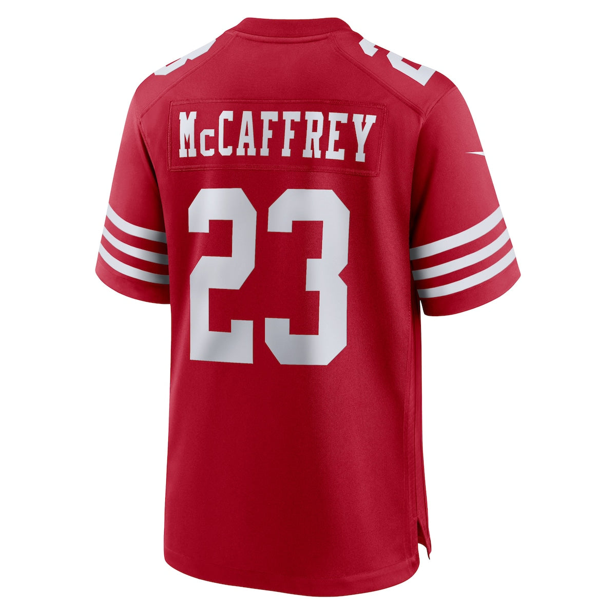 Men's Christian McCaffrey Nike 49ers Alternate Game Jersey - Red