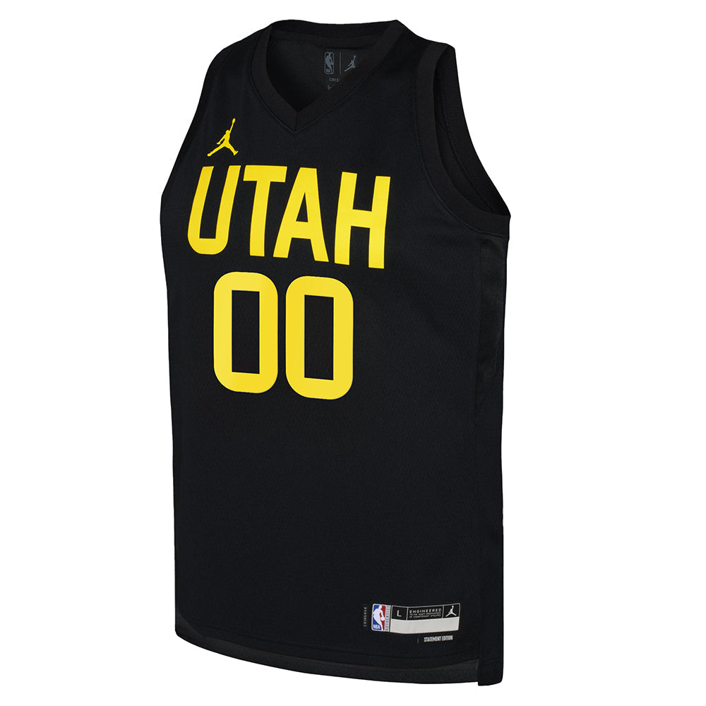 Youth Utah Jazz Jordan Clarkson Statement Edition Jersey - Black
