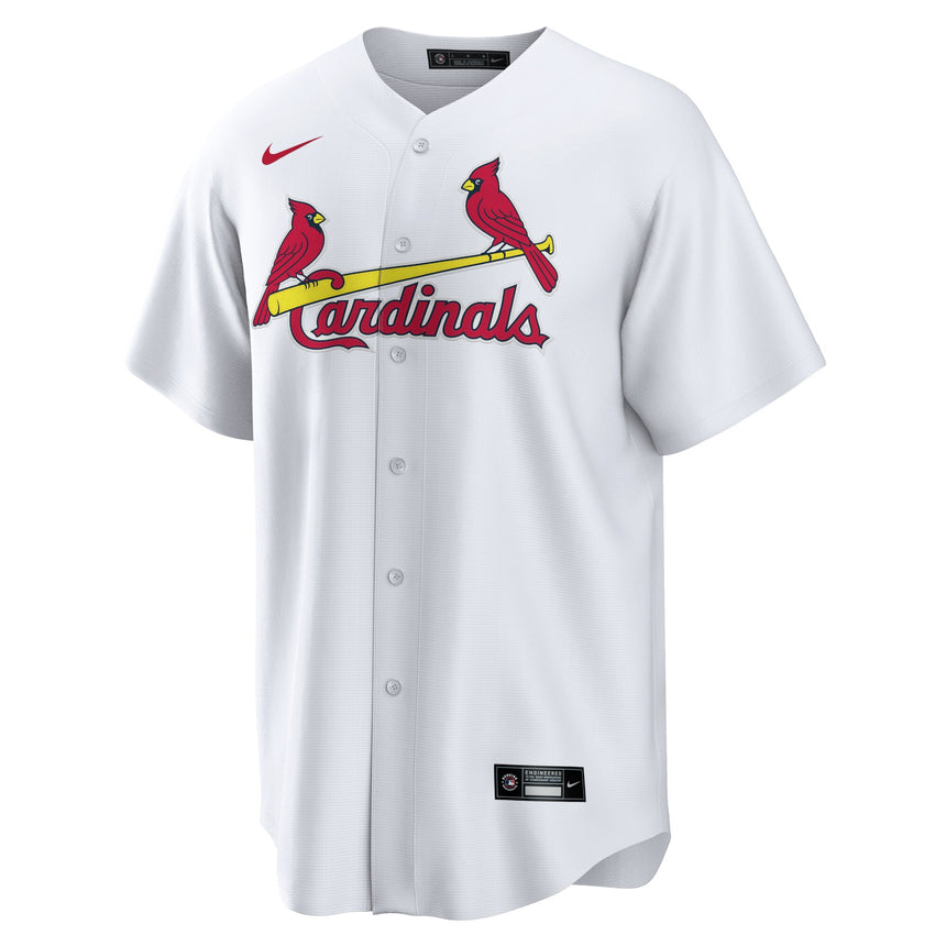 Men's St. Louis Cardinals White Home Blank Replica Jersey