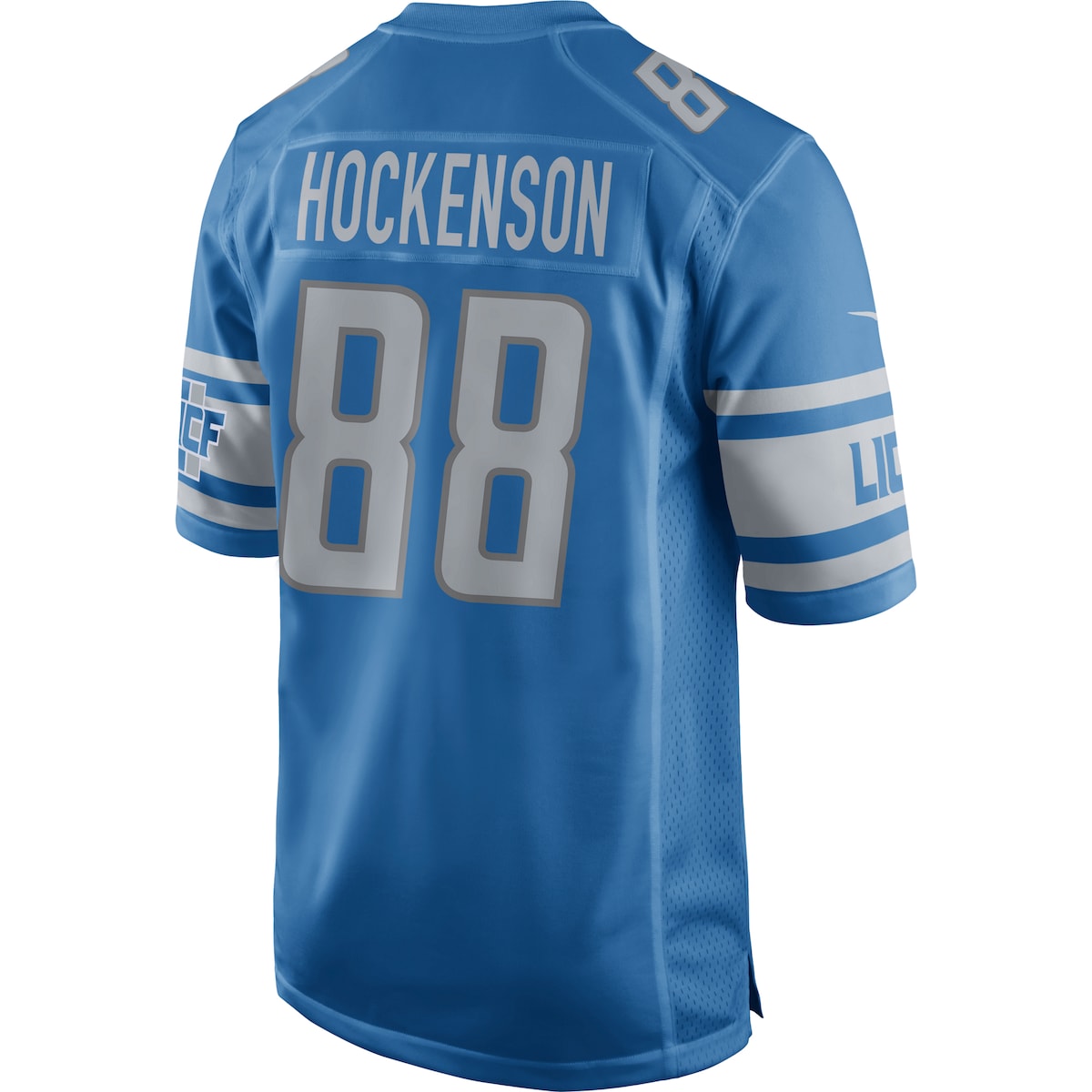 Men's T.J. Hockenson Nike Lions Game Jersey - Blue