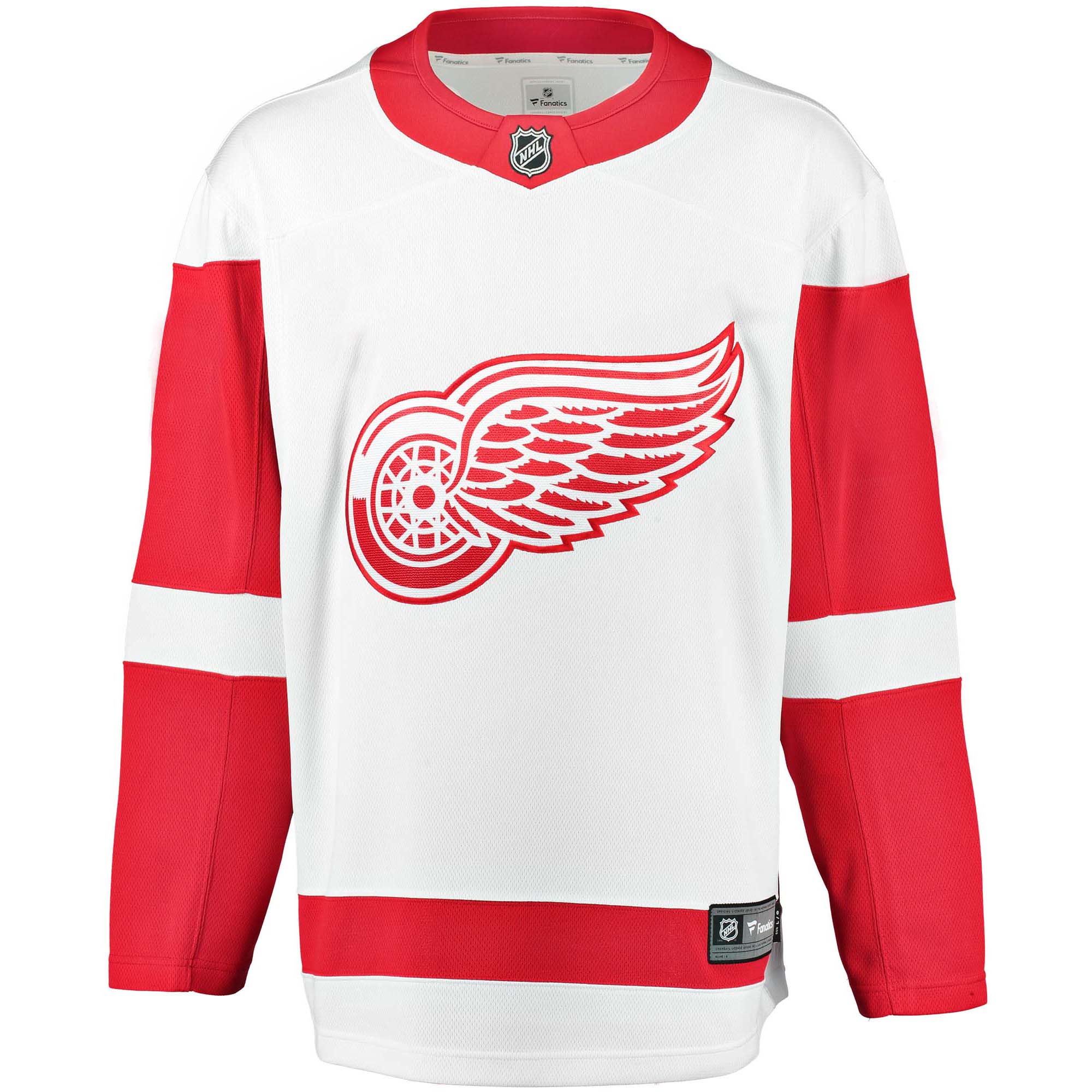 Men's Fanatics Branded White Detroit Red Wings Breakaway Away Jersey