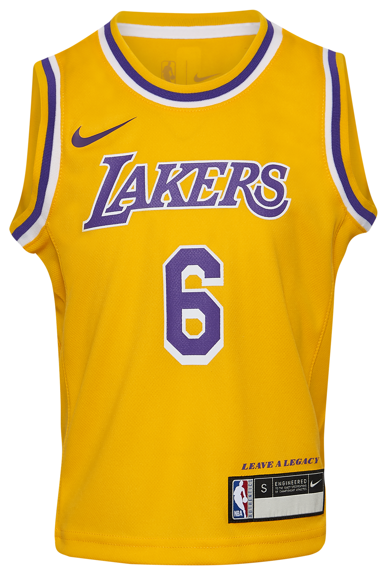 Boys' Preschool  Outerstuff Lakers Replica Icon Road Jersery - Yellow