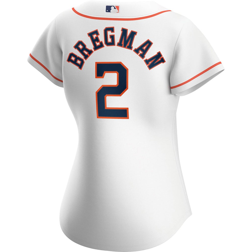 Womens Houston Astros Alex Bregman Cool Base Replica Jersey White