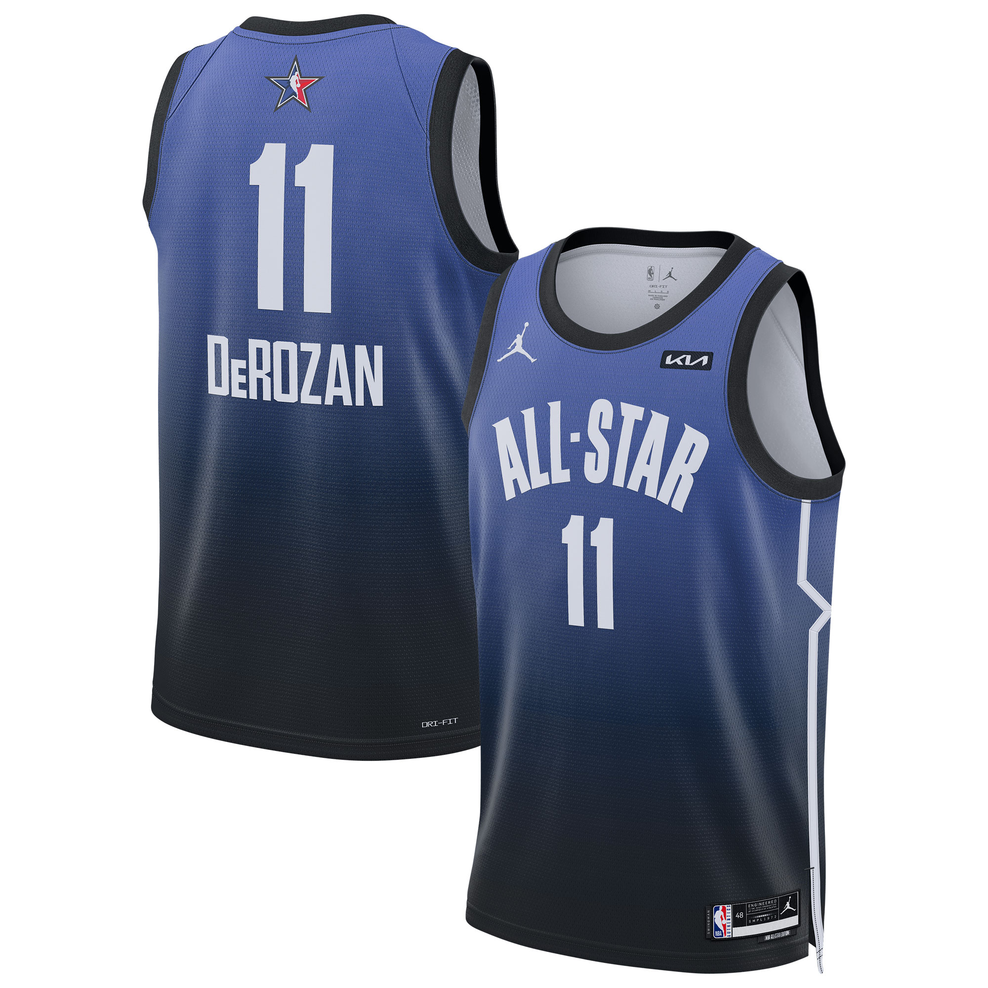 DeMar DeRozan Jordan Brand 2023 NBA All-Star Game Swingman Jersey - Blue