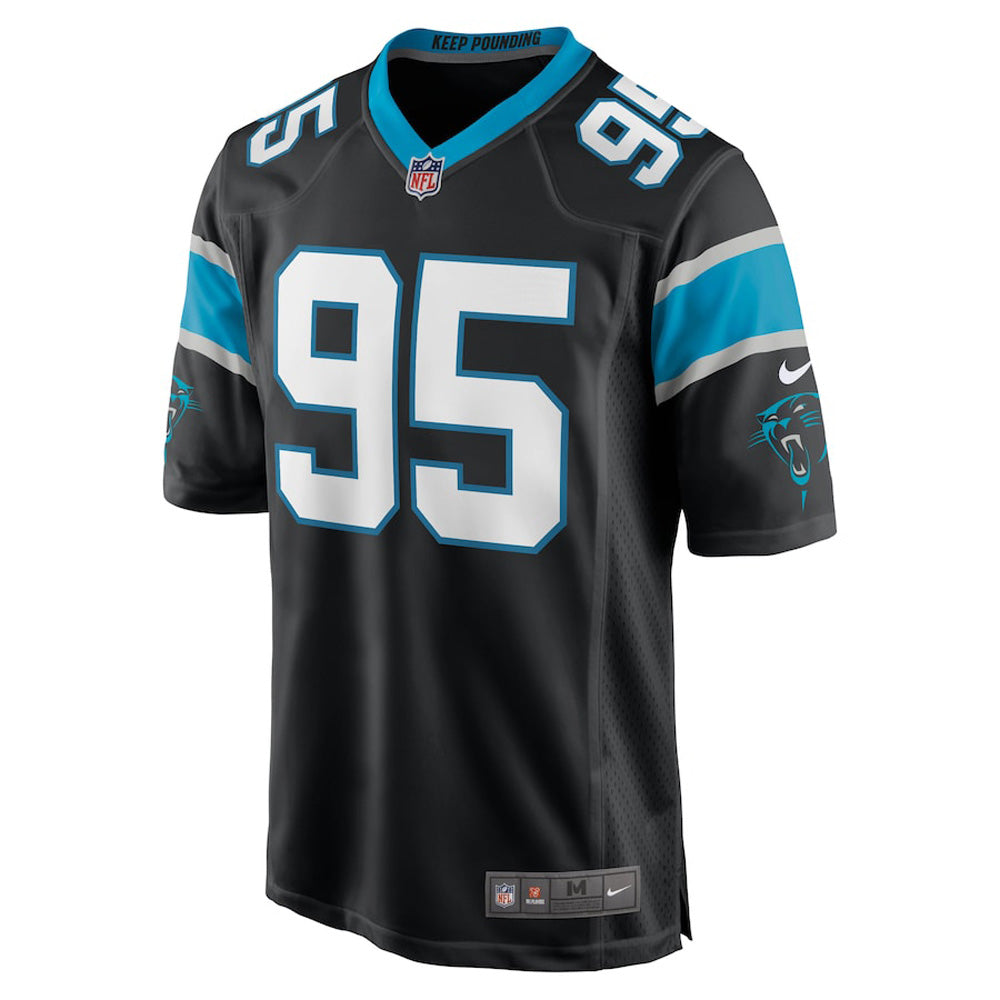 Men's Carolina Panthers Derrick Brown Game Jersey - Black