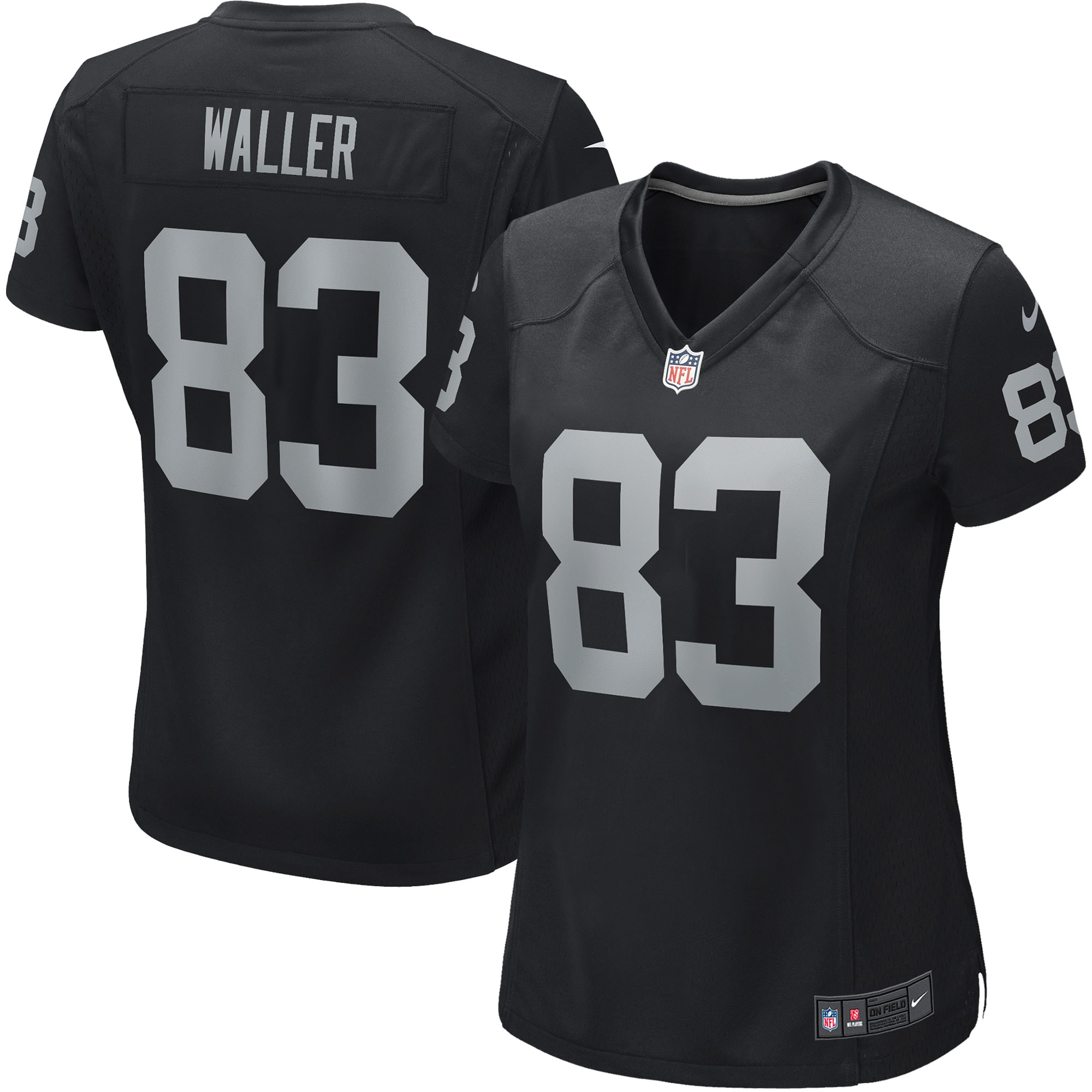 Darren Waller Las Vegas Raiders Nike Women's Game Player Jersey - Black