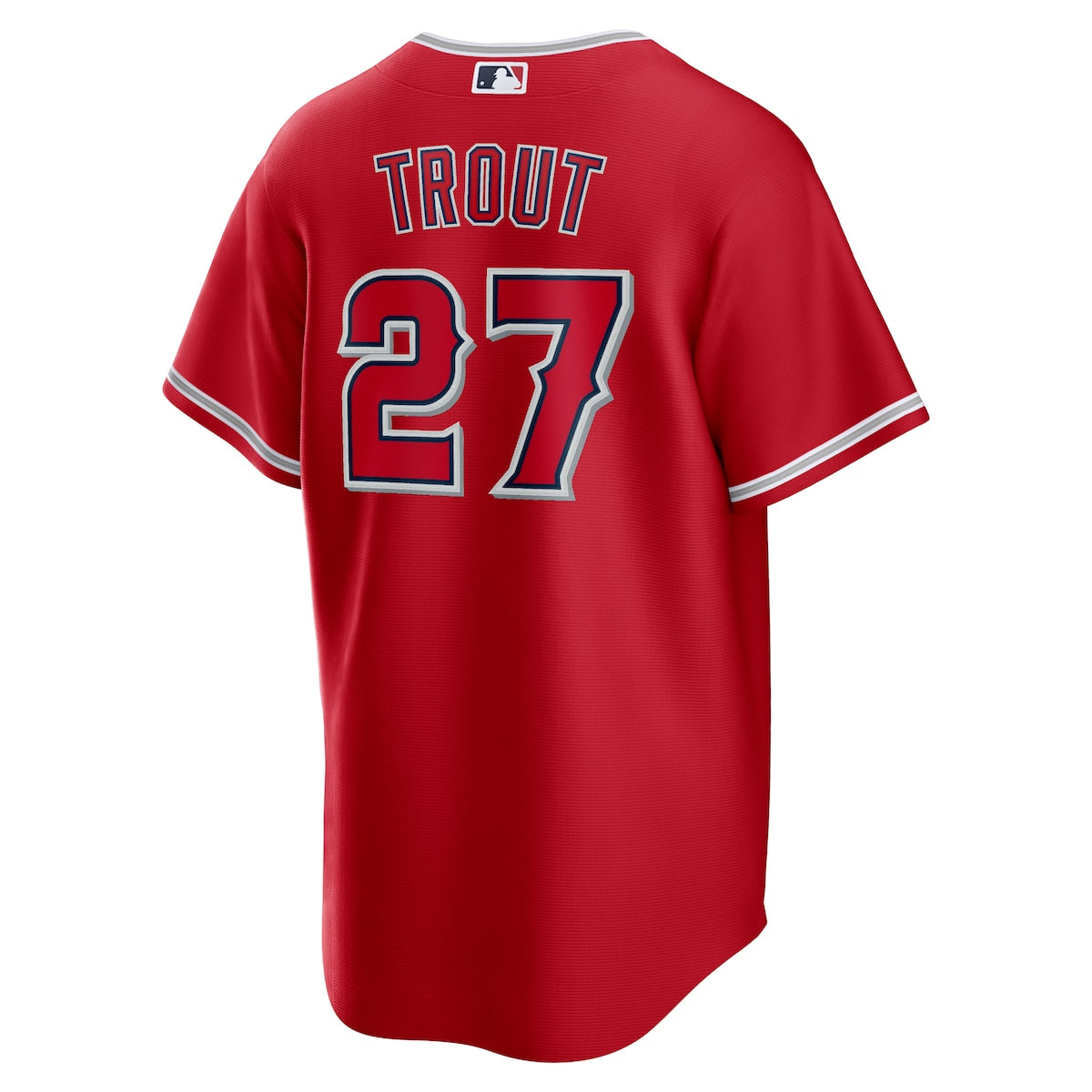 Men's Mike Trout Nike Angels Replica Player Jersey - Red