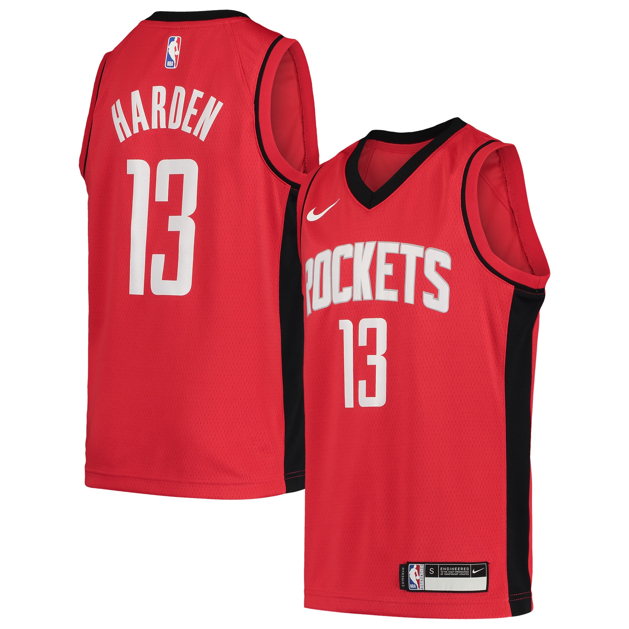 James Harden Houston Rockets Nike Youth Team Swingman Jersey - Icon Edition - Red