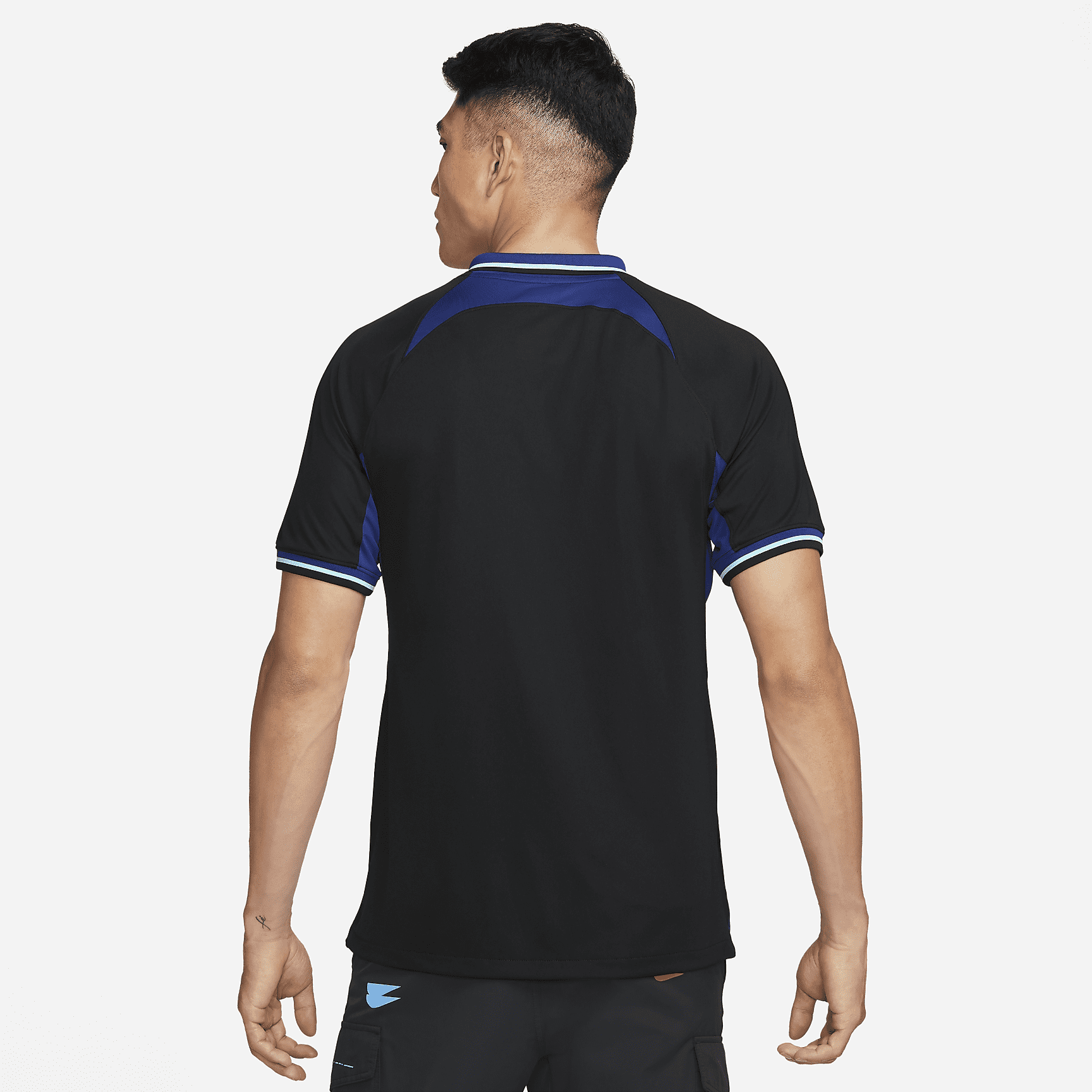 Atlético Madrid 2022/23 Stadium Away Men's Nike Dri-FIT Soccer Jersey - Black/Deep Royal Blue/Copa