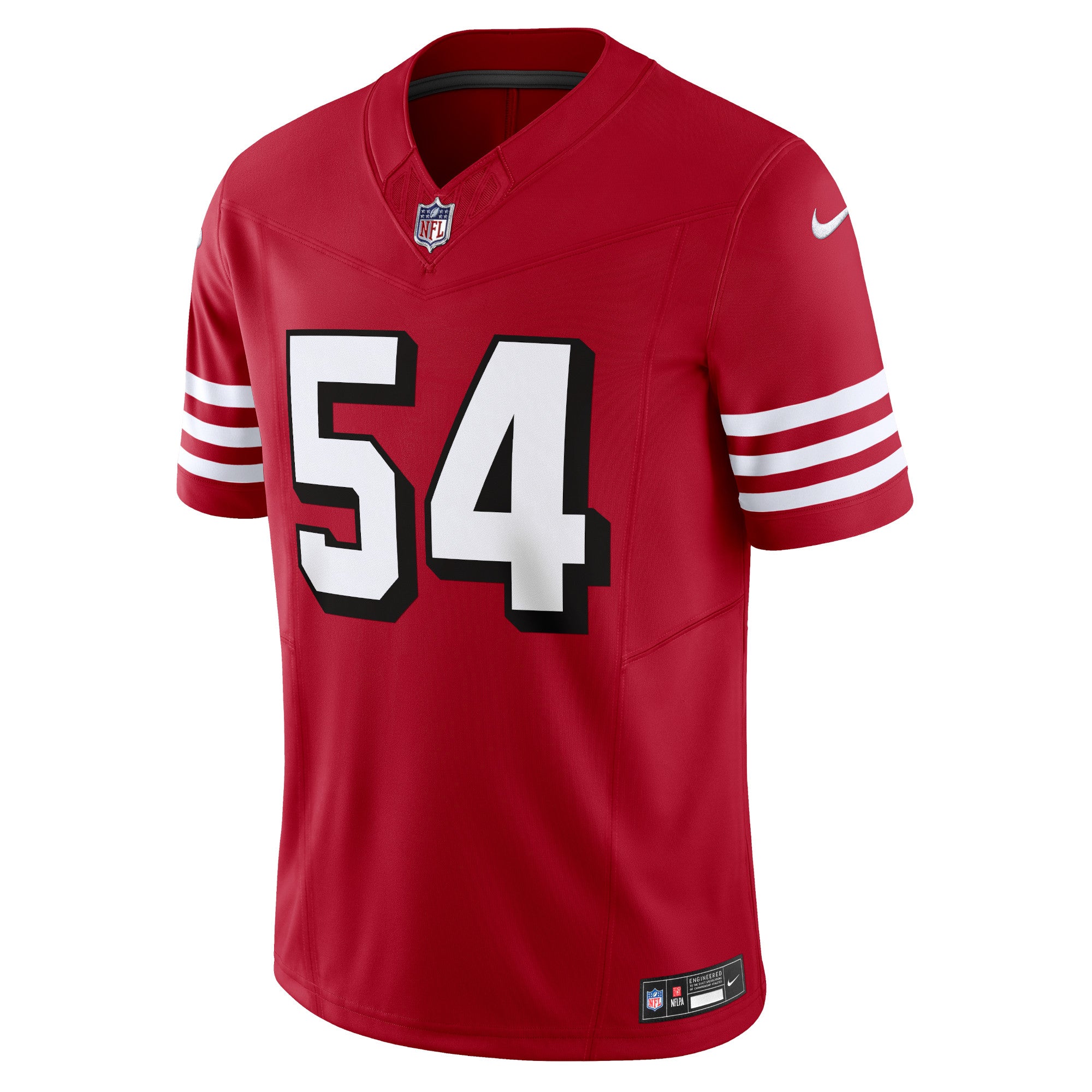 Men's Nike Fred Warner Scarlet San Francisco 49ers Vapor F.U.S.E. Limited Jersey