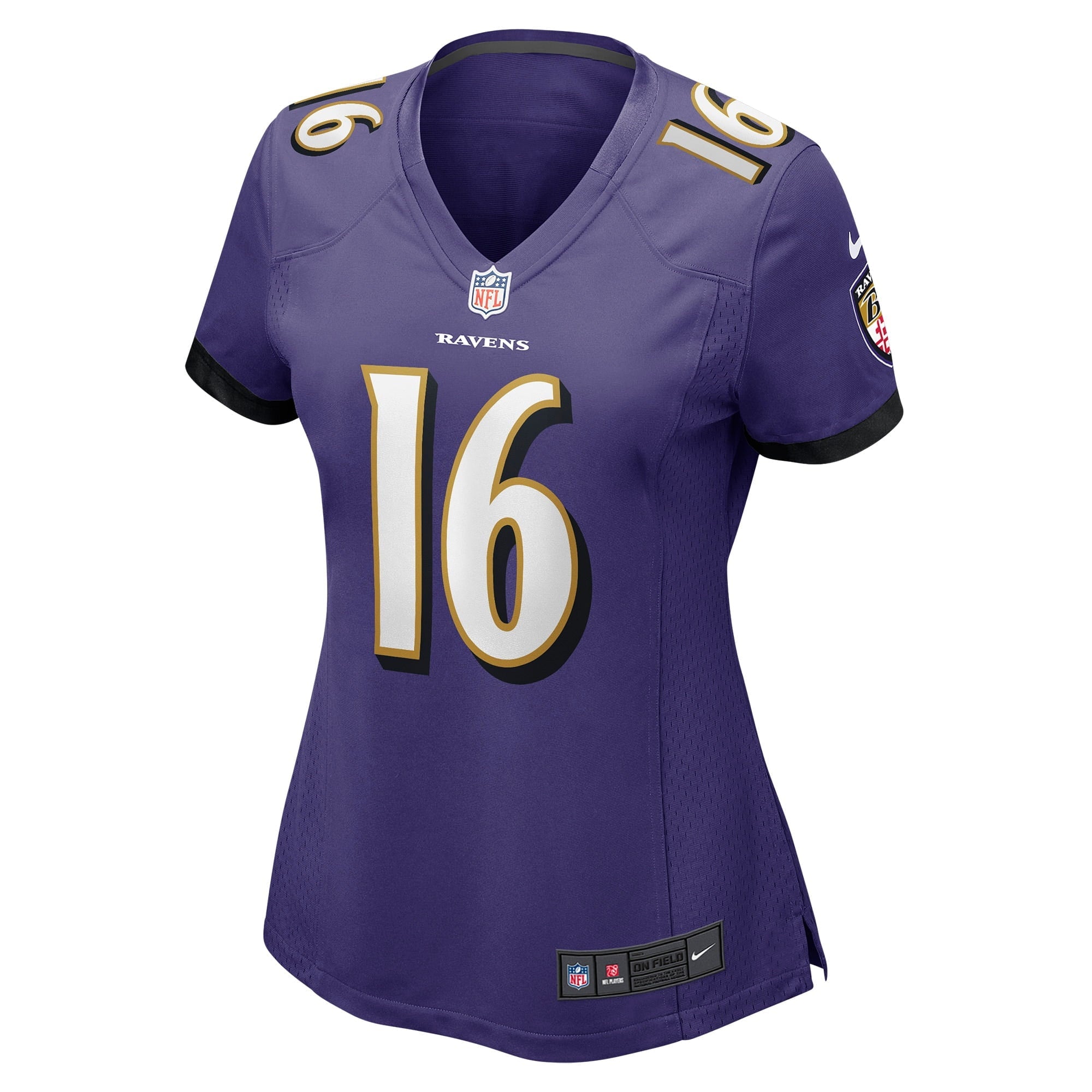 Women's Nike Tylan Wallace Purple Baltimore Ravens Game Jersey