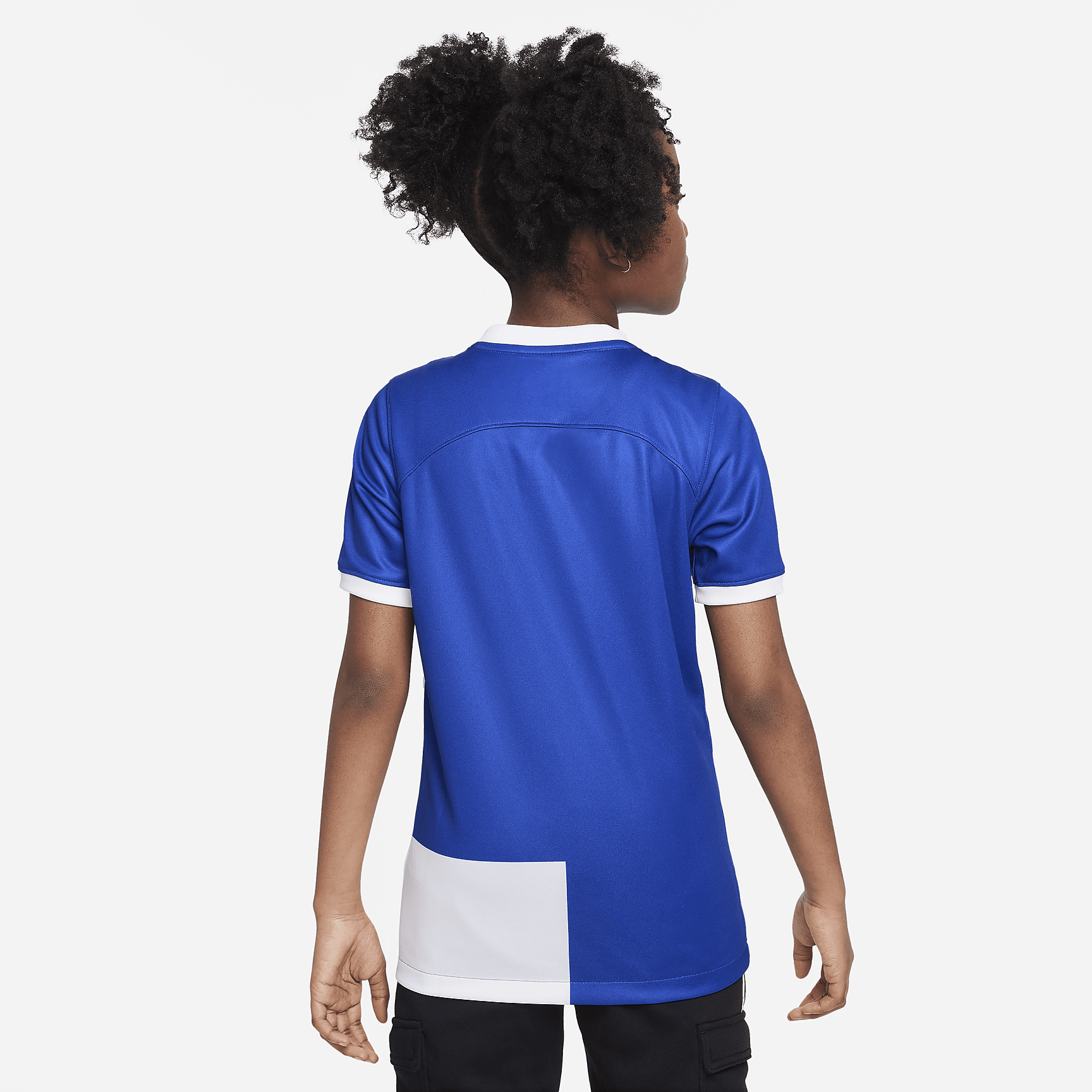 Atlético Madrid 2023/24 Stadium Away Big Kids' Nike Dri-FIT Soccer Jersey - Old Royal/White