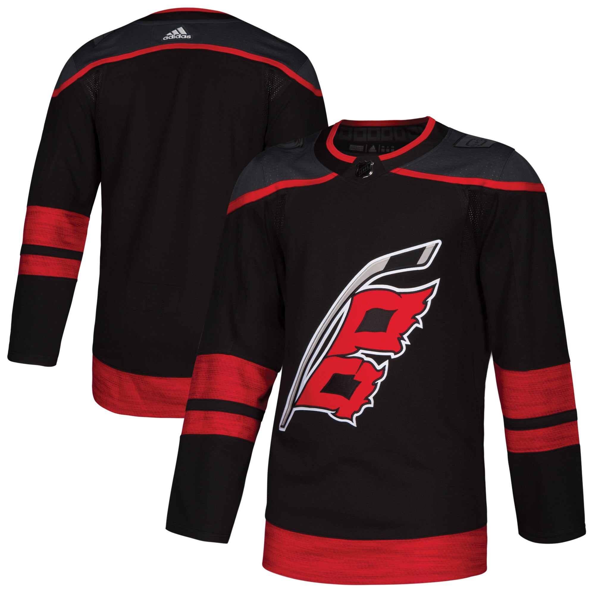 Carolina Hurricanes adidas Alternate Authentic Blank Jersey - Black