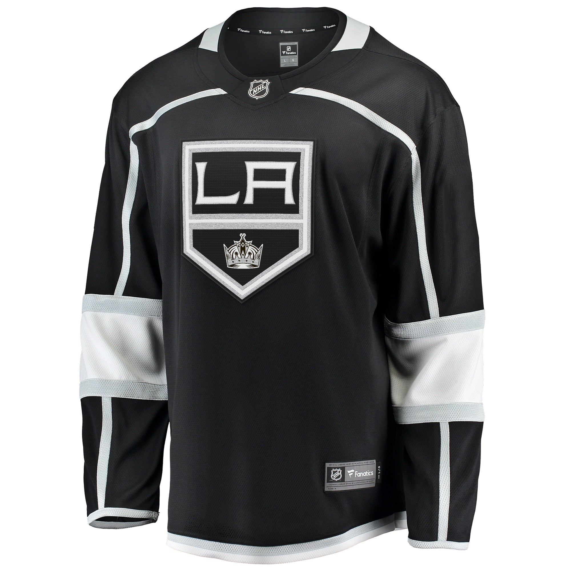 Men's Fanatics Branded Black Los Angeles Kings 2020/21 Home Breakaway Jersey