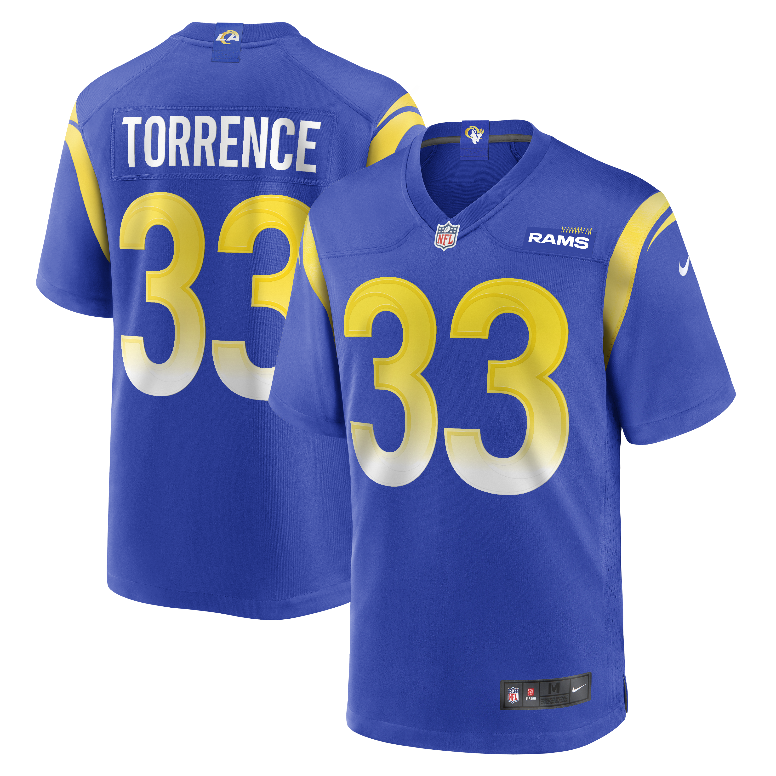 Rashad Torrence II Los Angeles Rams Nike  Game Jersey - Royal