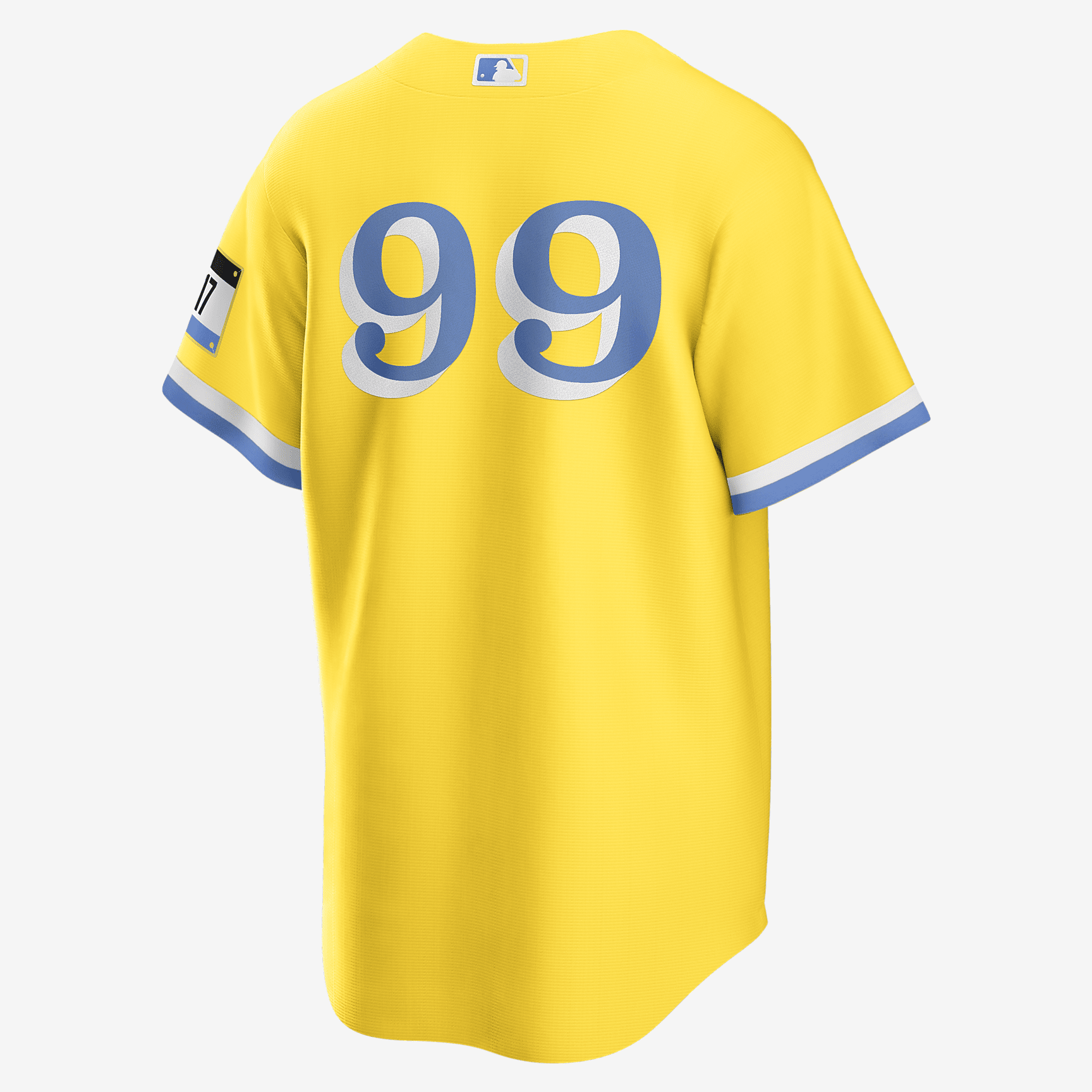 MLB Boston Red Sox City Connect (Alex Verdugo) Men's Replica Baseball Jersey - Gold/Light Blue