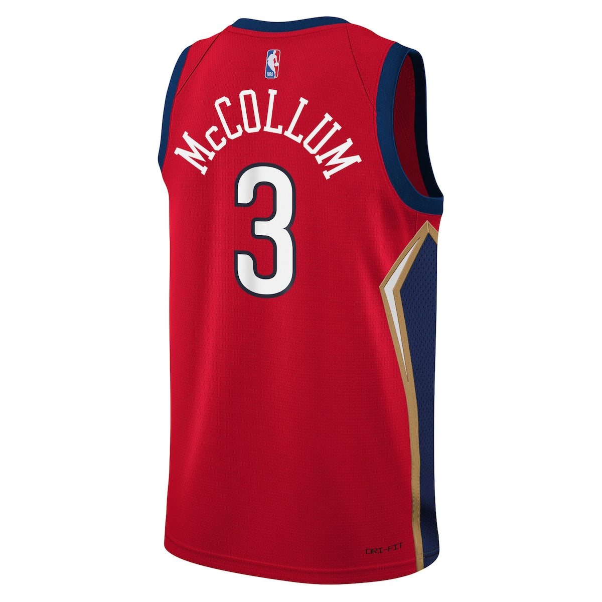 Boys' Grade School C.J. McCollum Jordan Pelicans Swingman Jersey Statement Edition - Red