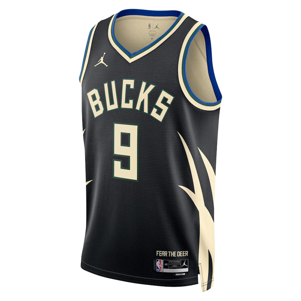 Men's Milwaukee Bucks Bobby Portis Statement Edition Jersey - Black