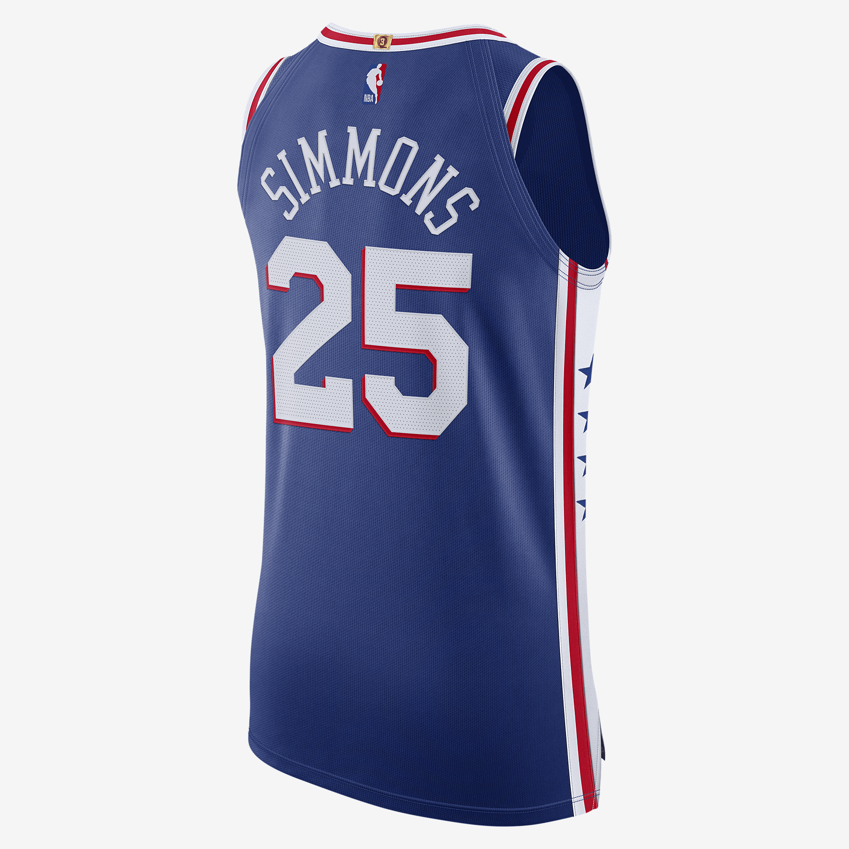 Ben Simmons 76ers Icon Edition 2020 Nike NBA Authentic Jersey - Rush Blue