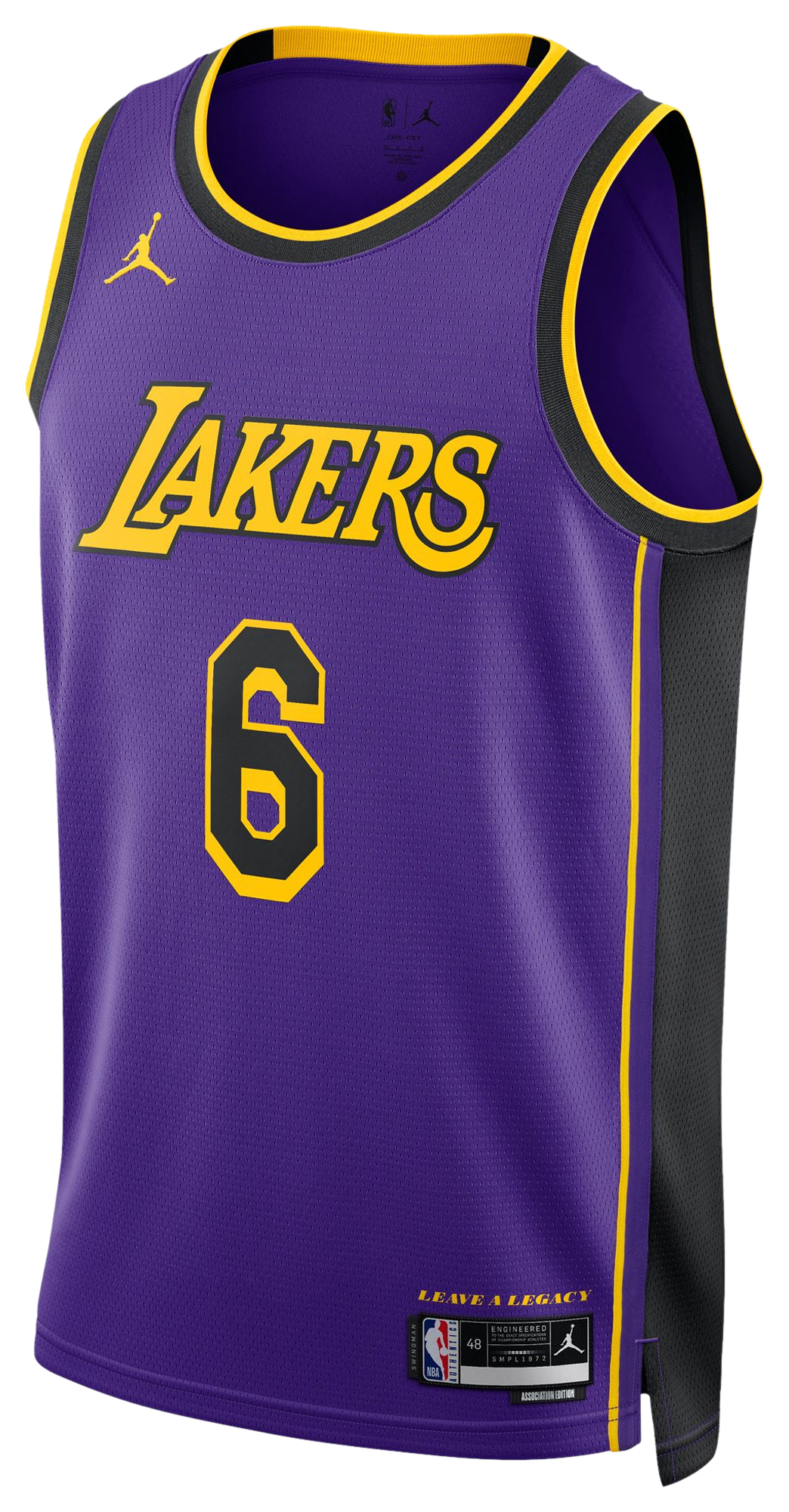 Men's James Lebron Nike Lakers Swingman Jersey - Purple